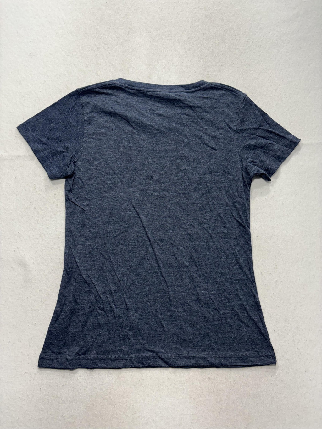 TEEMAX Shirt Womens Medium Blue Cape Ann Whale Watch Graphic V Neck Tee Casual