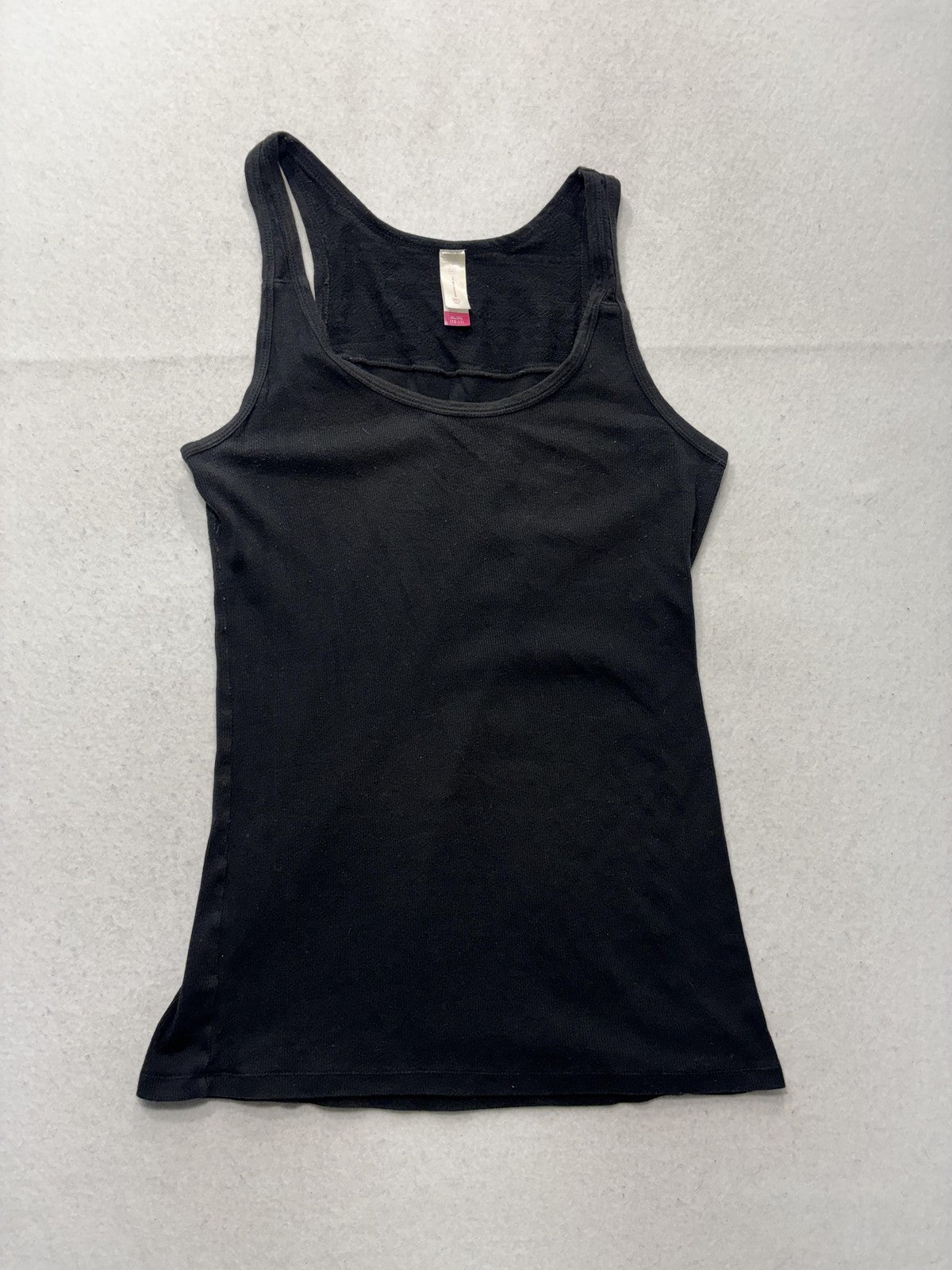 No Boundaries Tank Top Juniors XL Black Scoop Neck Ribbed Knit NJ27T140P