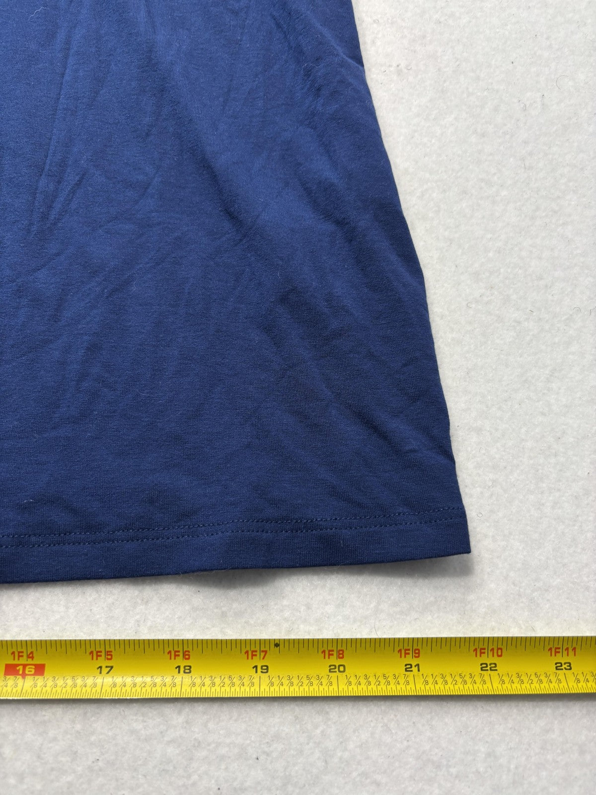 Dress Womens Medium Blue V Neck Long Sleeve Stretch Jersey Shift Knee Length