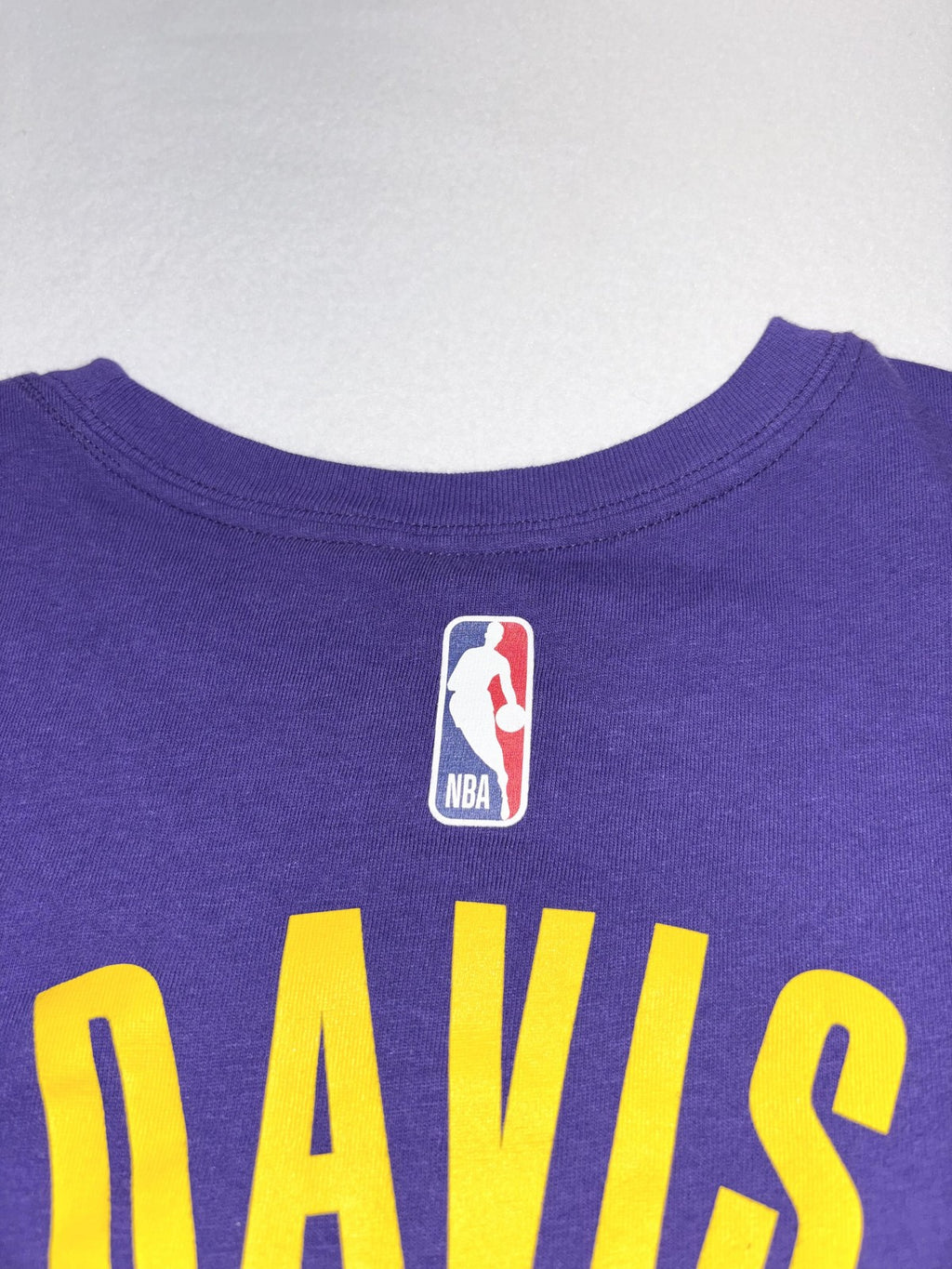 Los Angeles Lakers Shirt Mens Medium Purple NBA Anthony Davis Nike Dri Fit