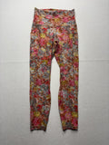 Lululemon Leggings Womens 6 Multi Floral High Rise 25.5" Inseam Ankle Pocket