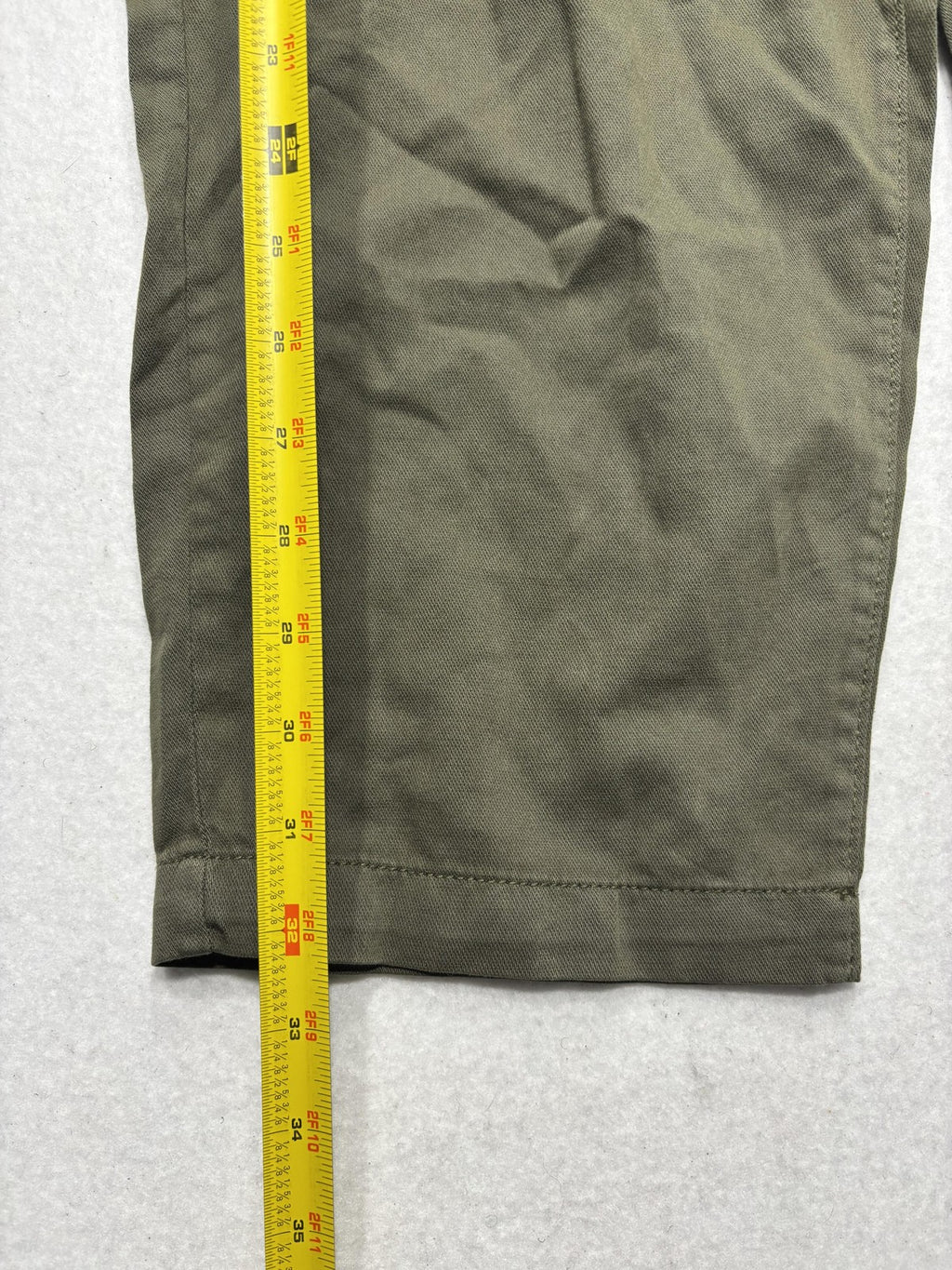 Gap Cargo Pants Womens M Petite Green Twill Crop Elastic Waist Pull On Relaxed