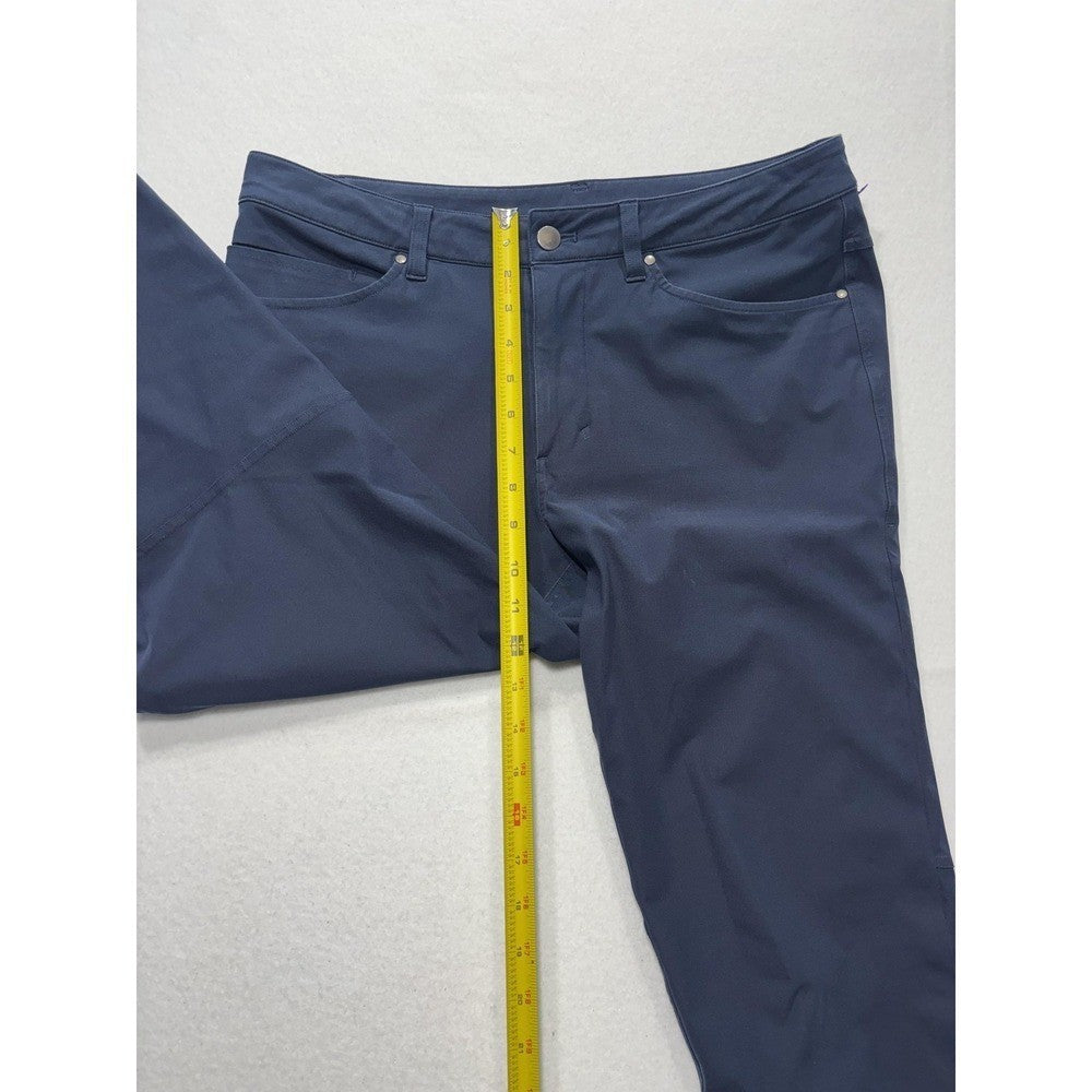 Lululemon Chino Pants Mens 34x31 Blue Slim Straight Stretch Casual Outdoor