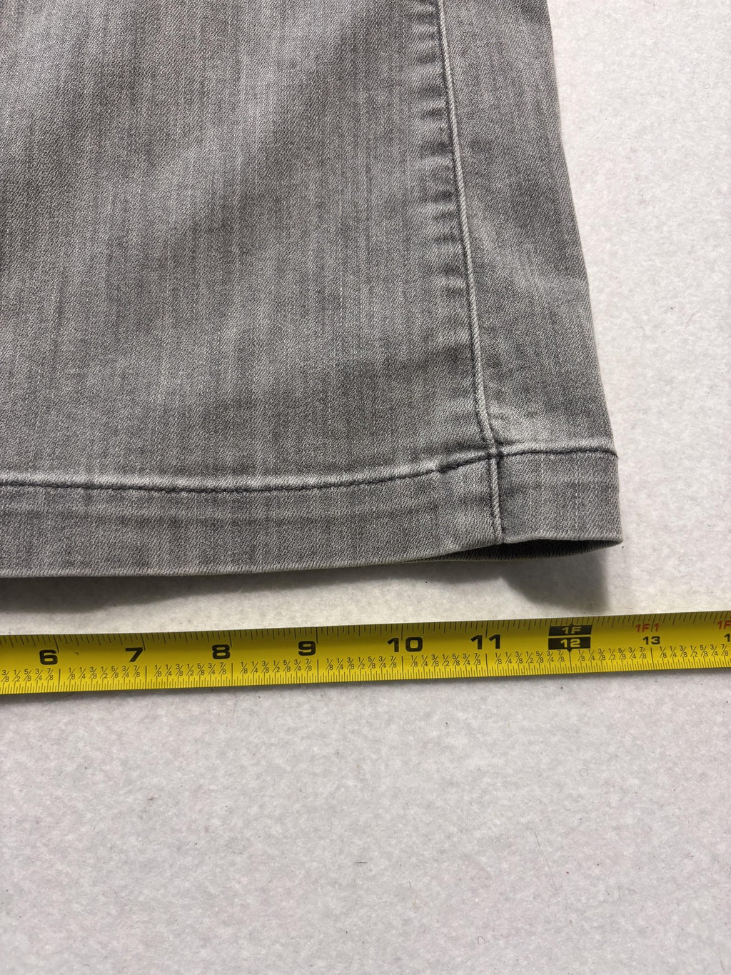 White House Black Market Utility Cargo Jeans Womens 10R Gray High Rise Wide Leg