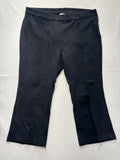 J.Crew Dress Pants Womens 20 Black Ponte Straight Leg Pull On Crop Stretch