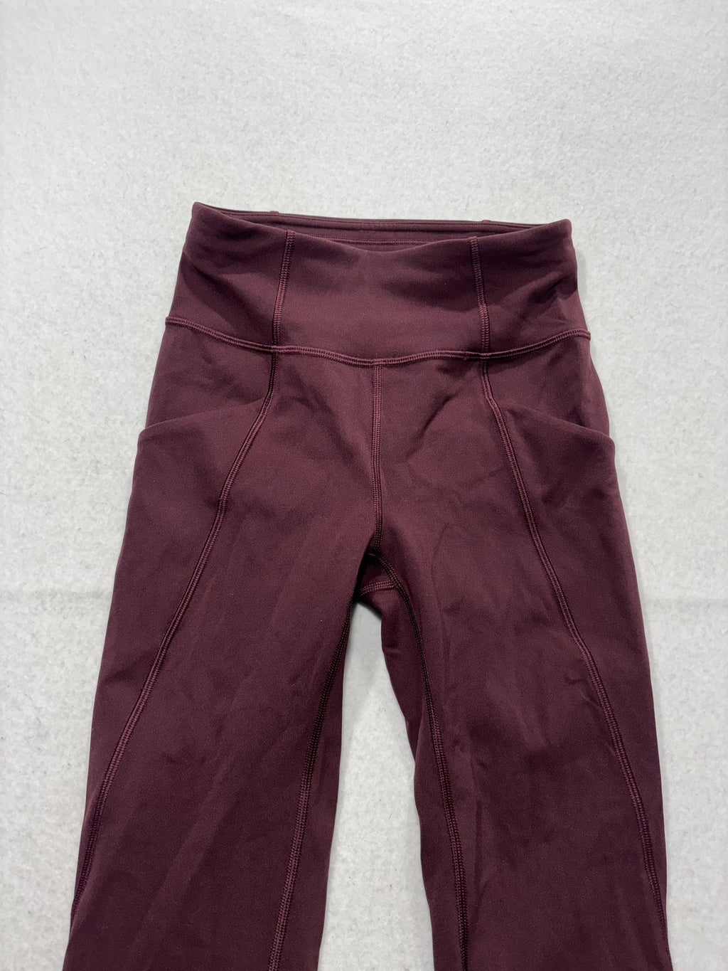 Lululemon Leggings Womens 2 Purple High Rise Cropped 23" Inseam Yoga Stretch