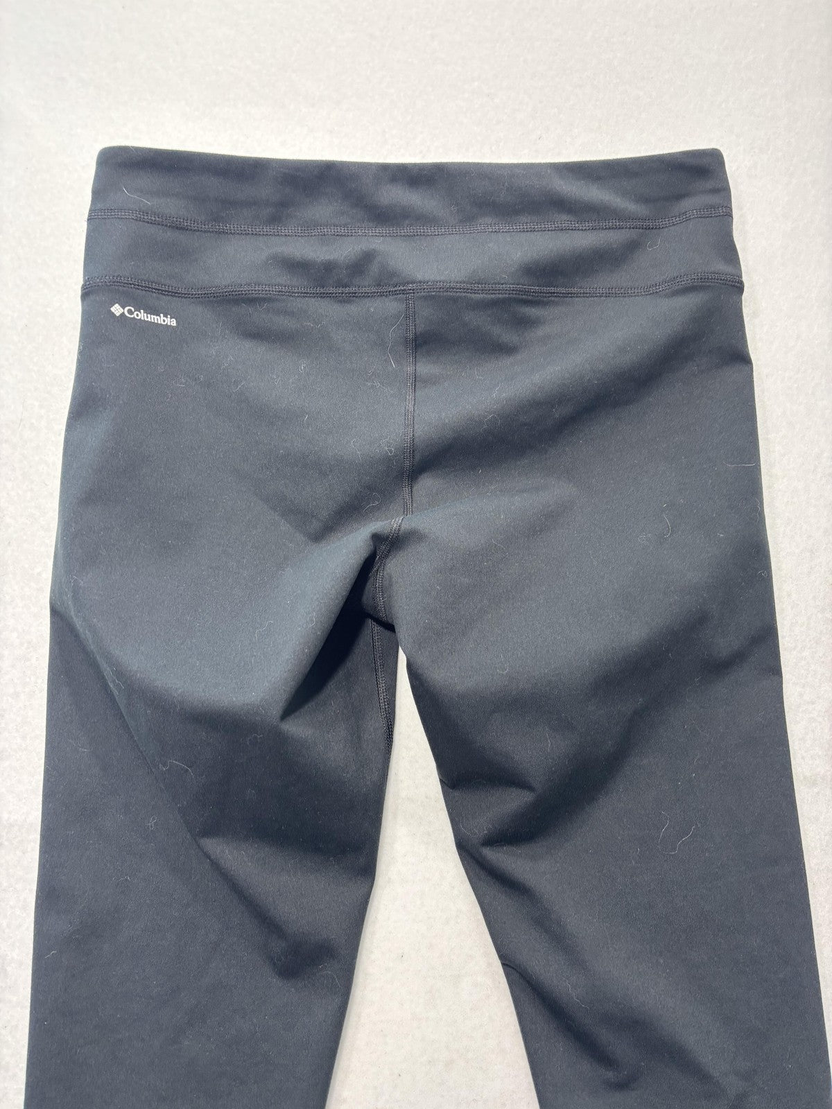Columbia Leggings Womens Medium Black Stretch Knit Ankle Pull On Athletic Yoga