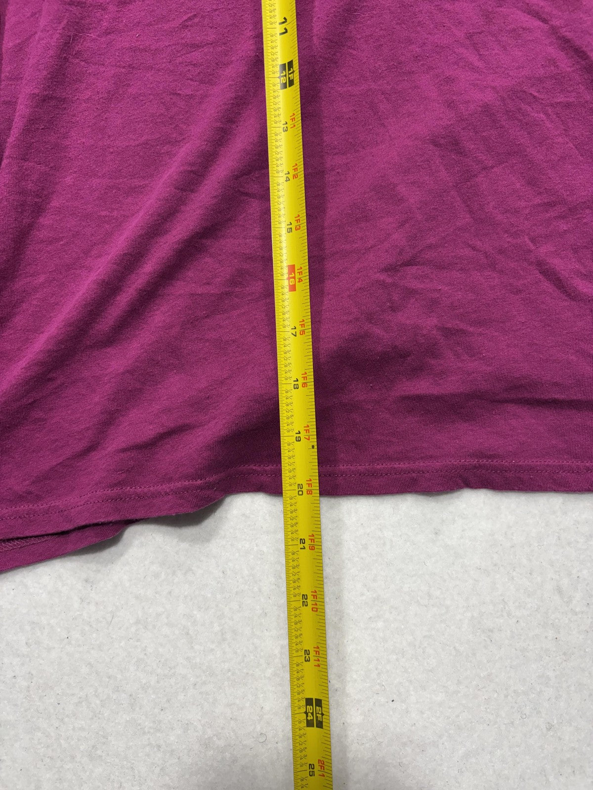 We The Free Shirt Womens Medium Purple Scoop Neck Long Balloon Sleeve Cropped