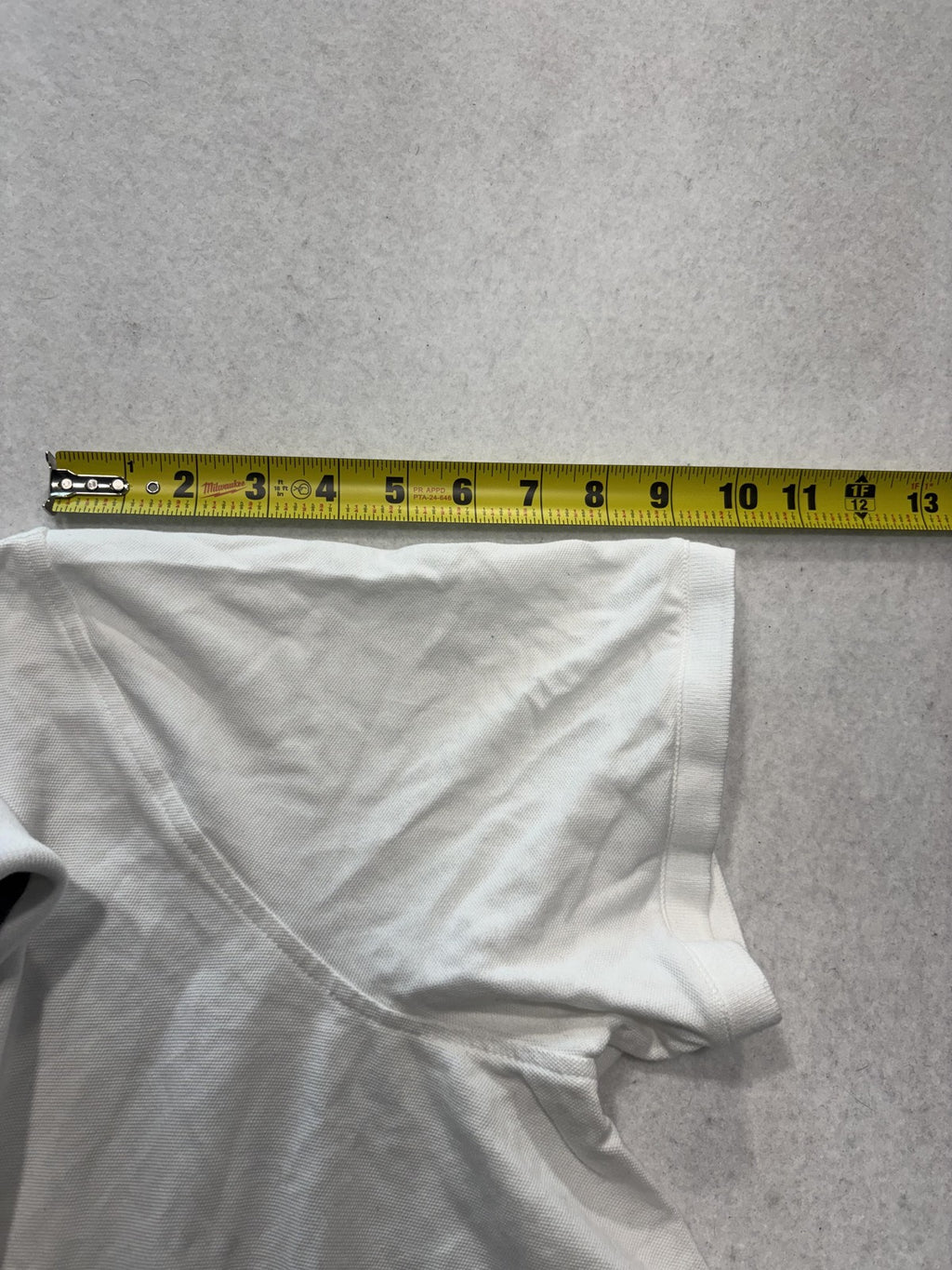 George Polo Shirt Mens 2XL White Stretch Knit Short Sleeve Tagless Casual