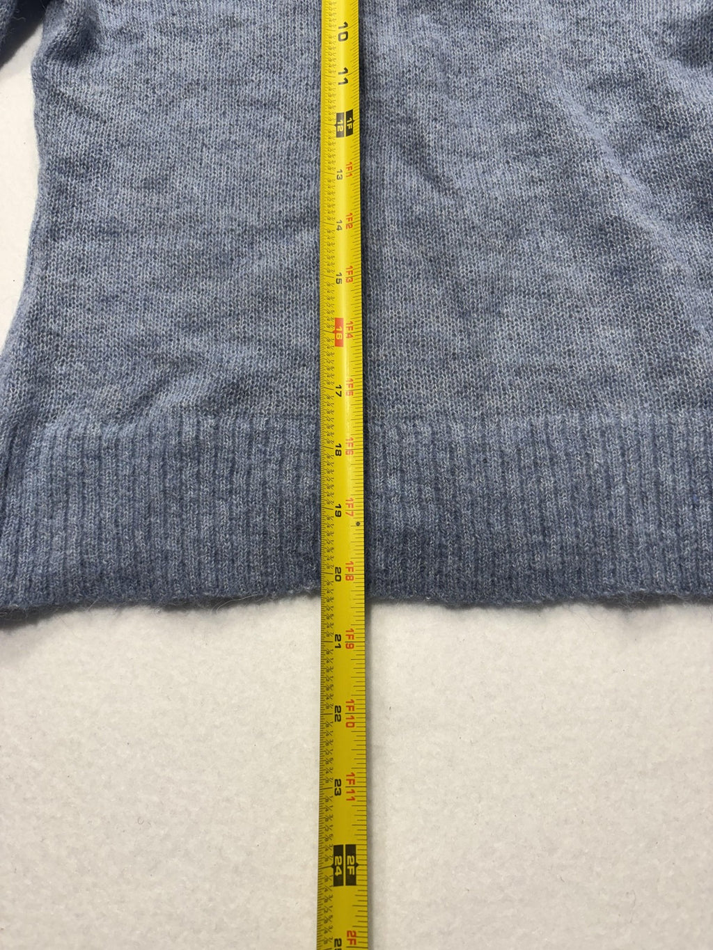 Banana Republic Sweater Womens XS Blue Collared Alpaca Knit Long Sleeve Pullover