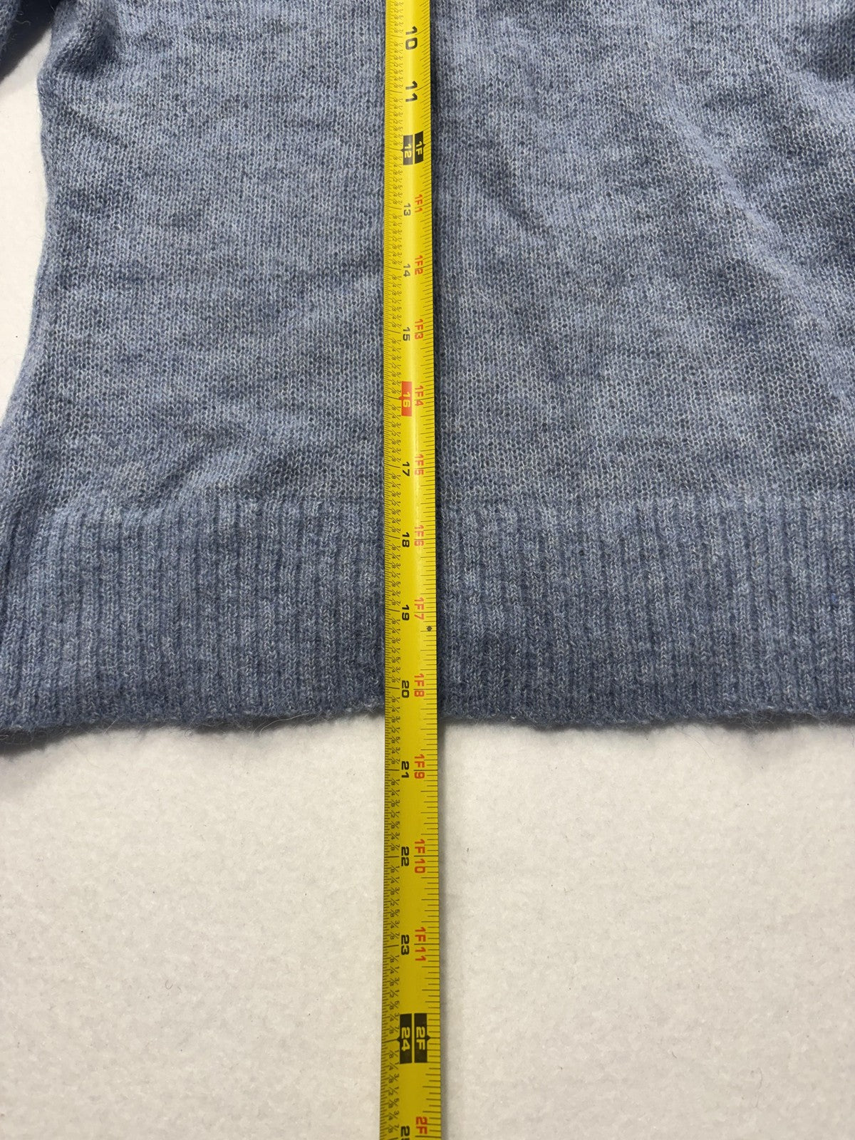 Banana Republic Sweater Womens XS Blue Collared Alpaca Knit Long Sleeve Pullover