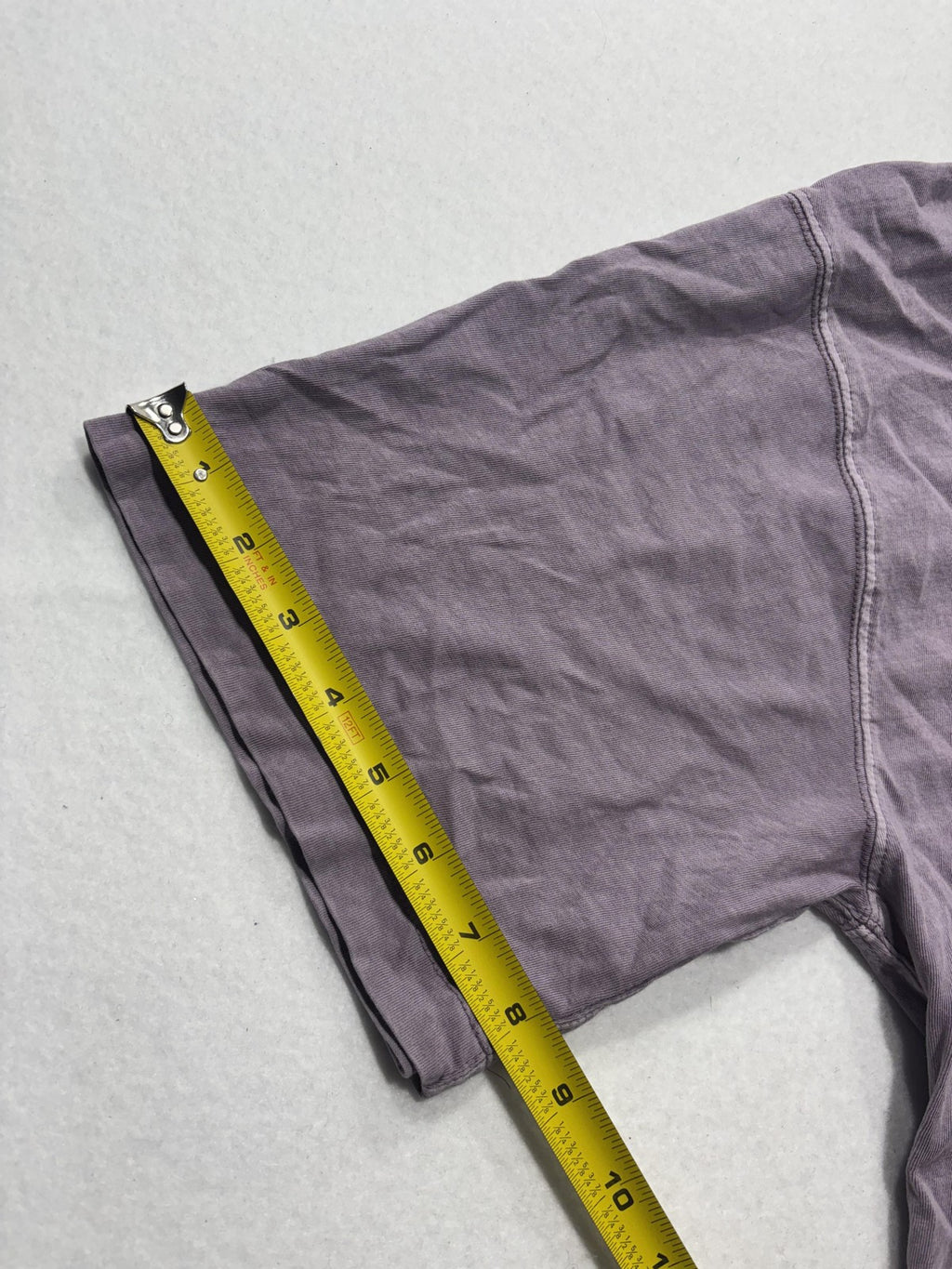 We The Free Shirt Womens Medium Purple Crew Neck Relaxed Fit Short Sleeve Cotton