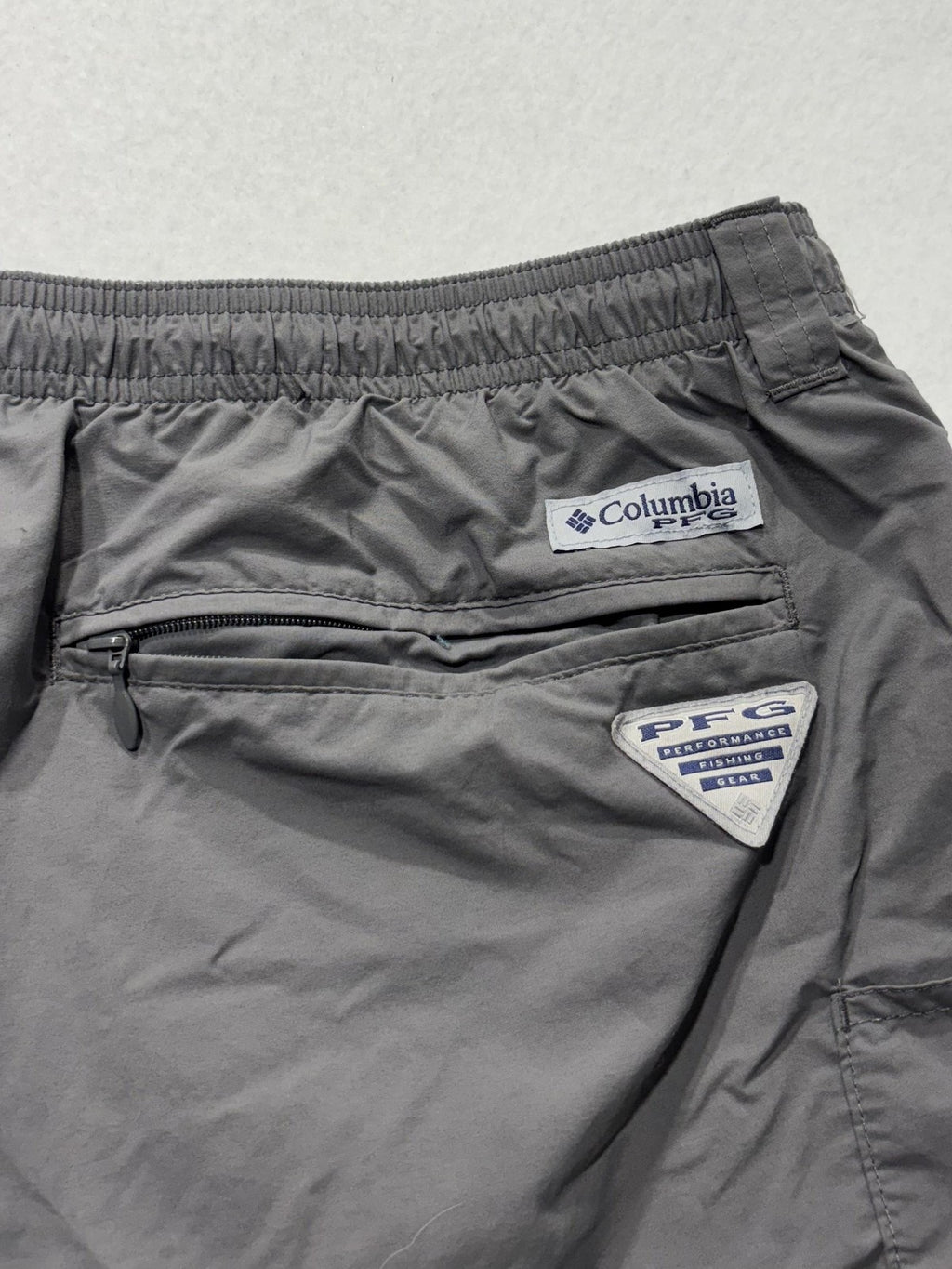 Columbia PFG Omni-Shade Swim Shorts Mens Big 1X Gray Fishing Quick Dry Lined