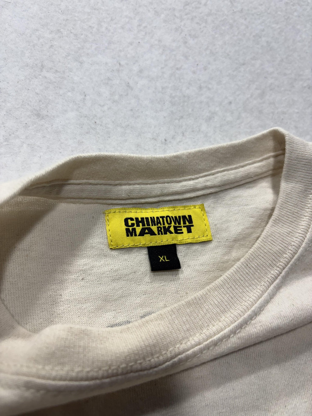 Chinatown Market Shirt Mens XL Beige Keeping Game Fresh Basketball Graphic Tee
