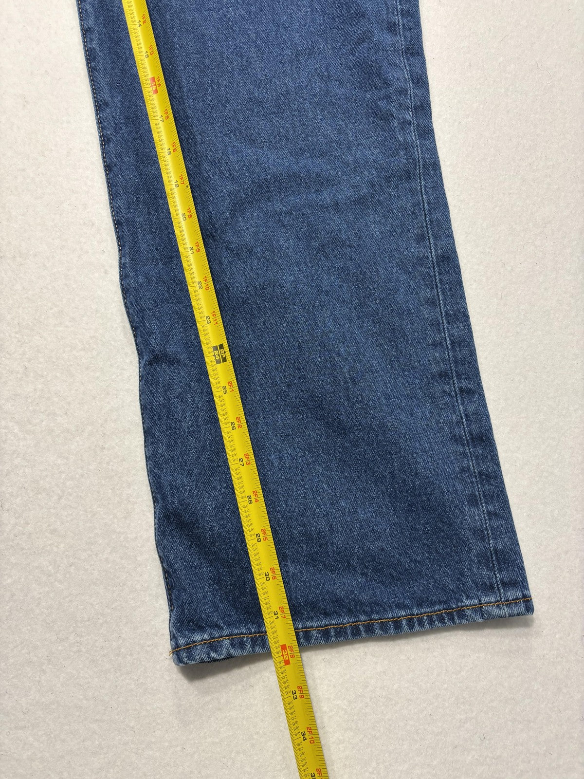 Abercrombie & Fitch Baggy Jeans Mens 33x32 Blue Medium Authentic Rigid Denim