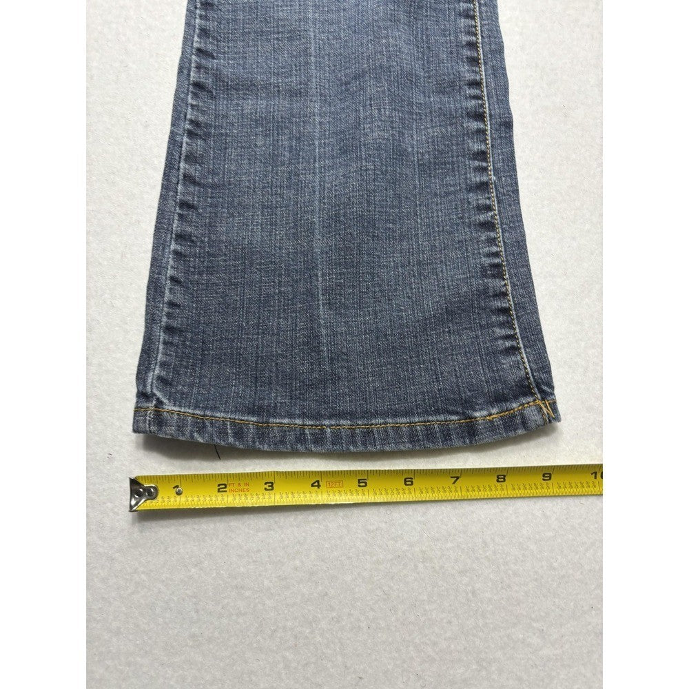 Michael Kors Jeans Womens 8P Blue Medium Wash Mid Rise Bootcut Stretch 30x30
