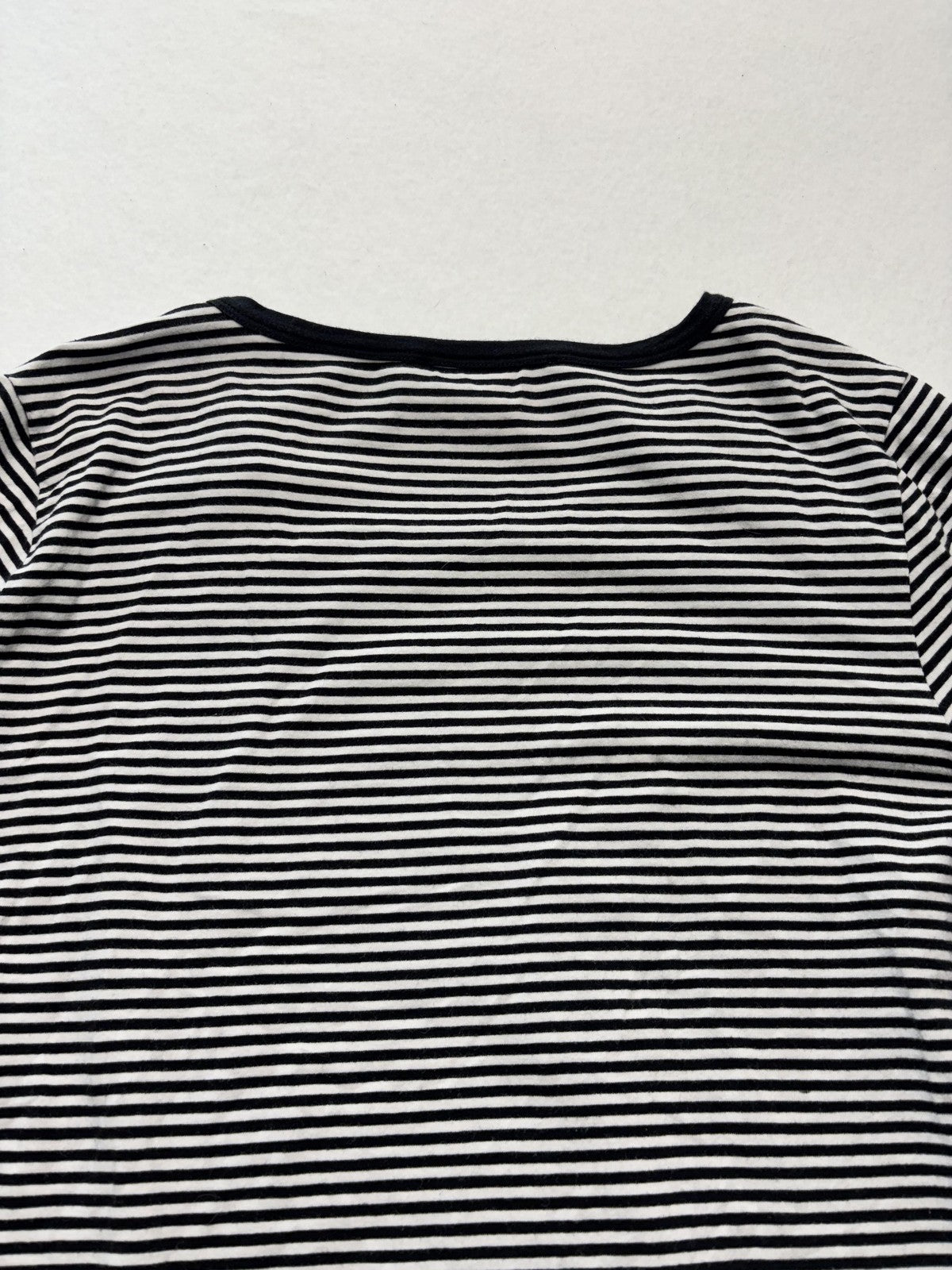 MICHAEL Michael Kors Shirt Womens Large Black Stripe Zip Shoulder Long Sleeve