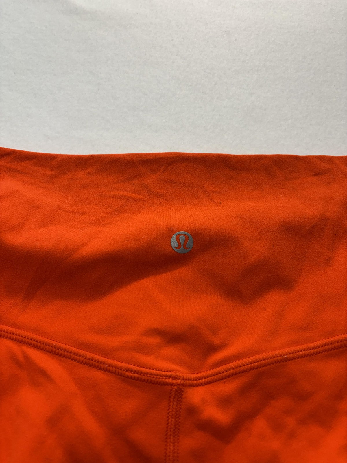 Lululemon Leggings Womens 8 Orange High Rise 25" Inseam Ankle Stretch Yoga