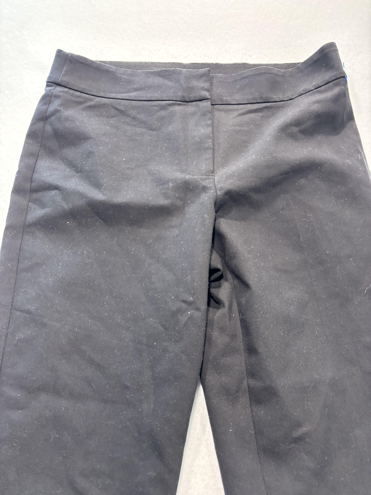 MICHAEL Michael Kors Dress Pants Womens 10 Black Twill Slim Ankle Pull On Work