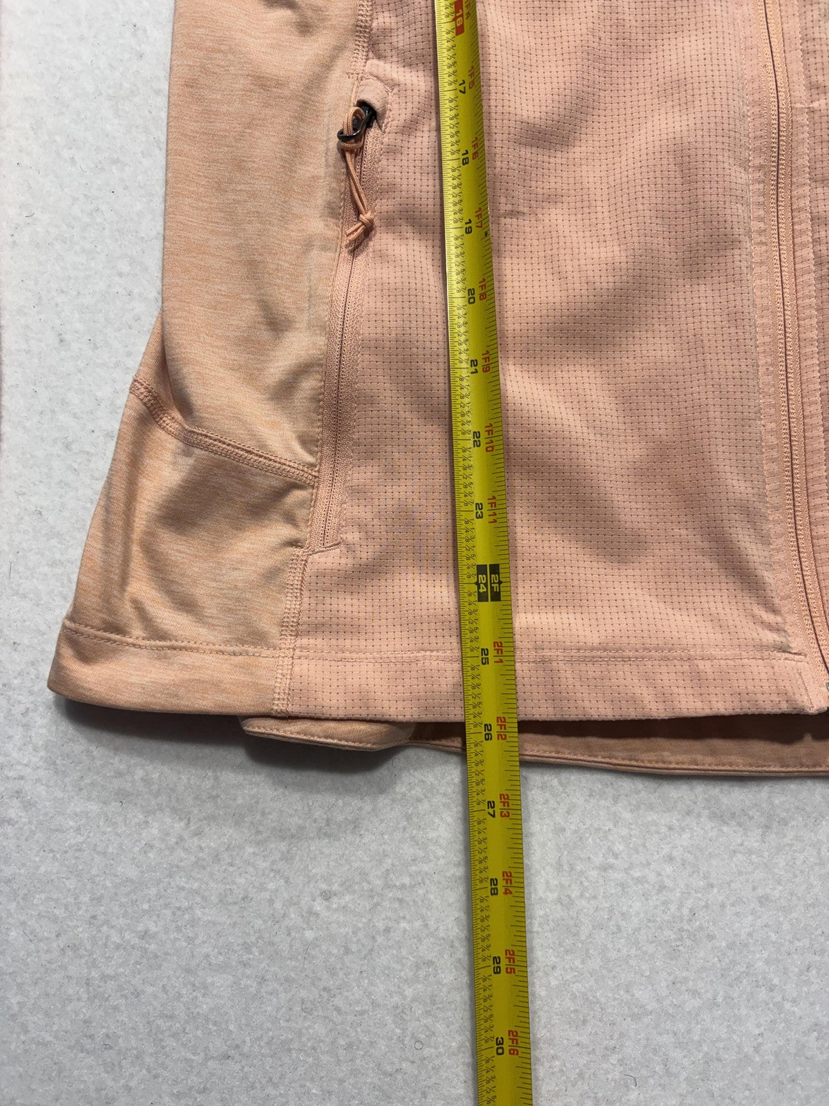 Columbia Jacket Womens Large Orange Lightweight Full Zip Ventilated Hiking