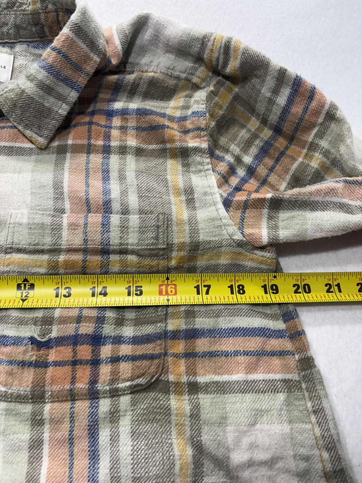 American Eagle Outfitters Button Up Shirt Womens S Multicolor Plaid Flannel Top