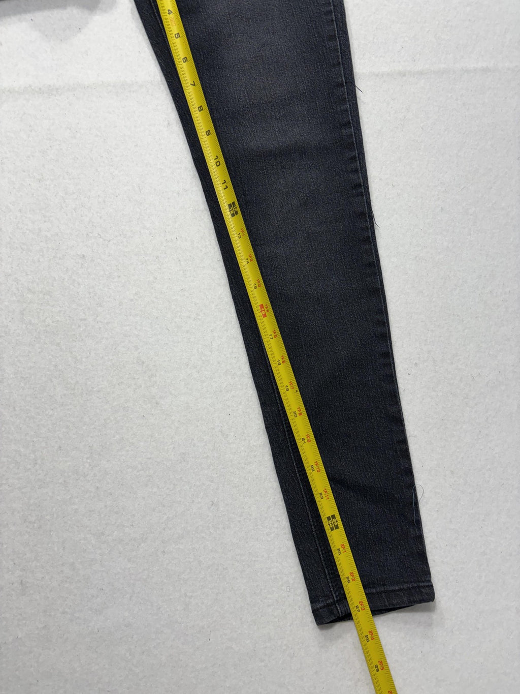 Diesel Jeans Womens 27 Gray Charcoal Wash Low Rise Skinny Stretch 27x29.5