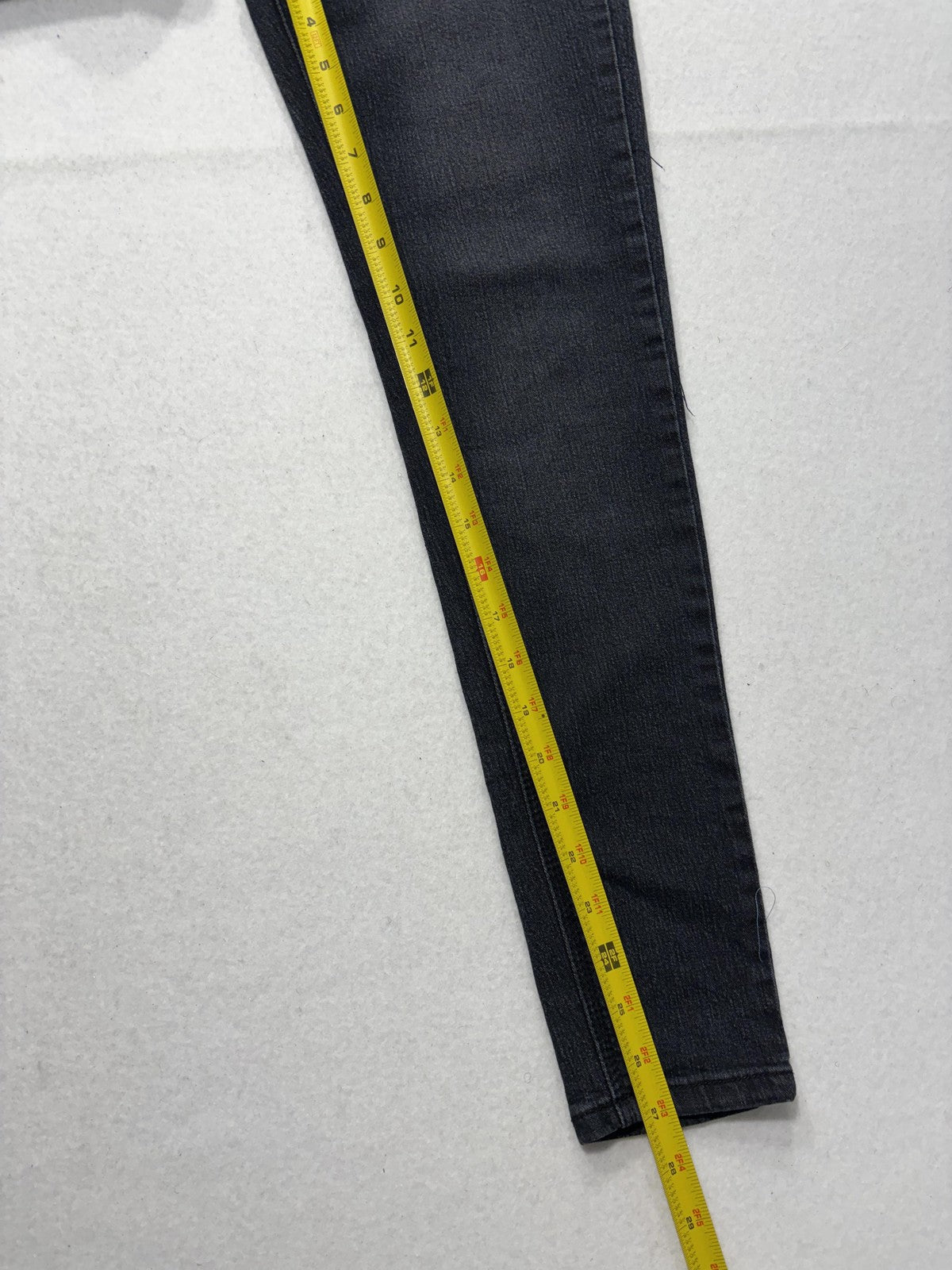 Diesel Jeans Womens 27 Gray Charcoal Wash Low Rise Skinny Stretch 27x29.5
