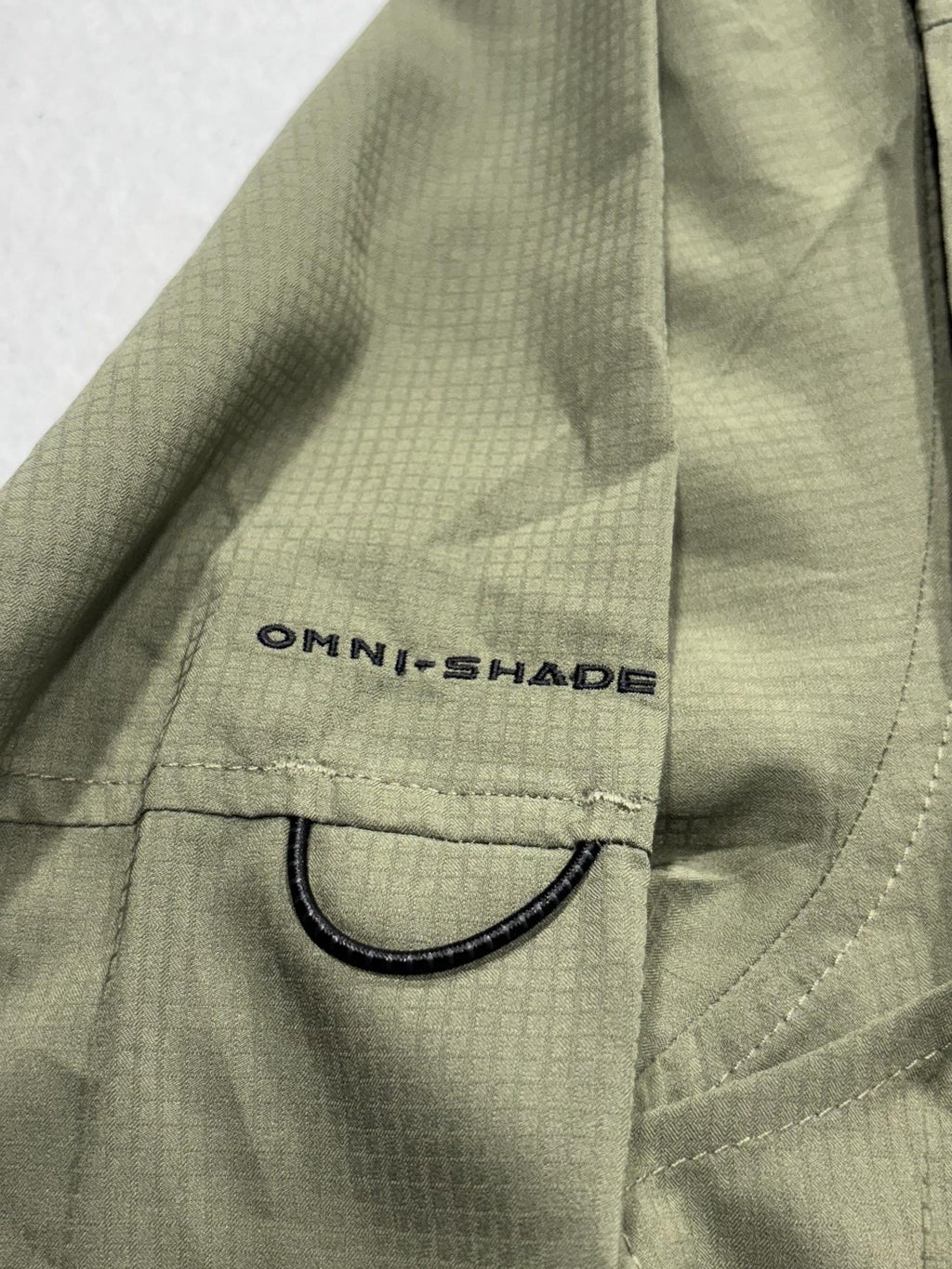 Columbia Omni-Shade Shirt Mens XL Green Long Sleeve Fishing Button Up Outdoor