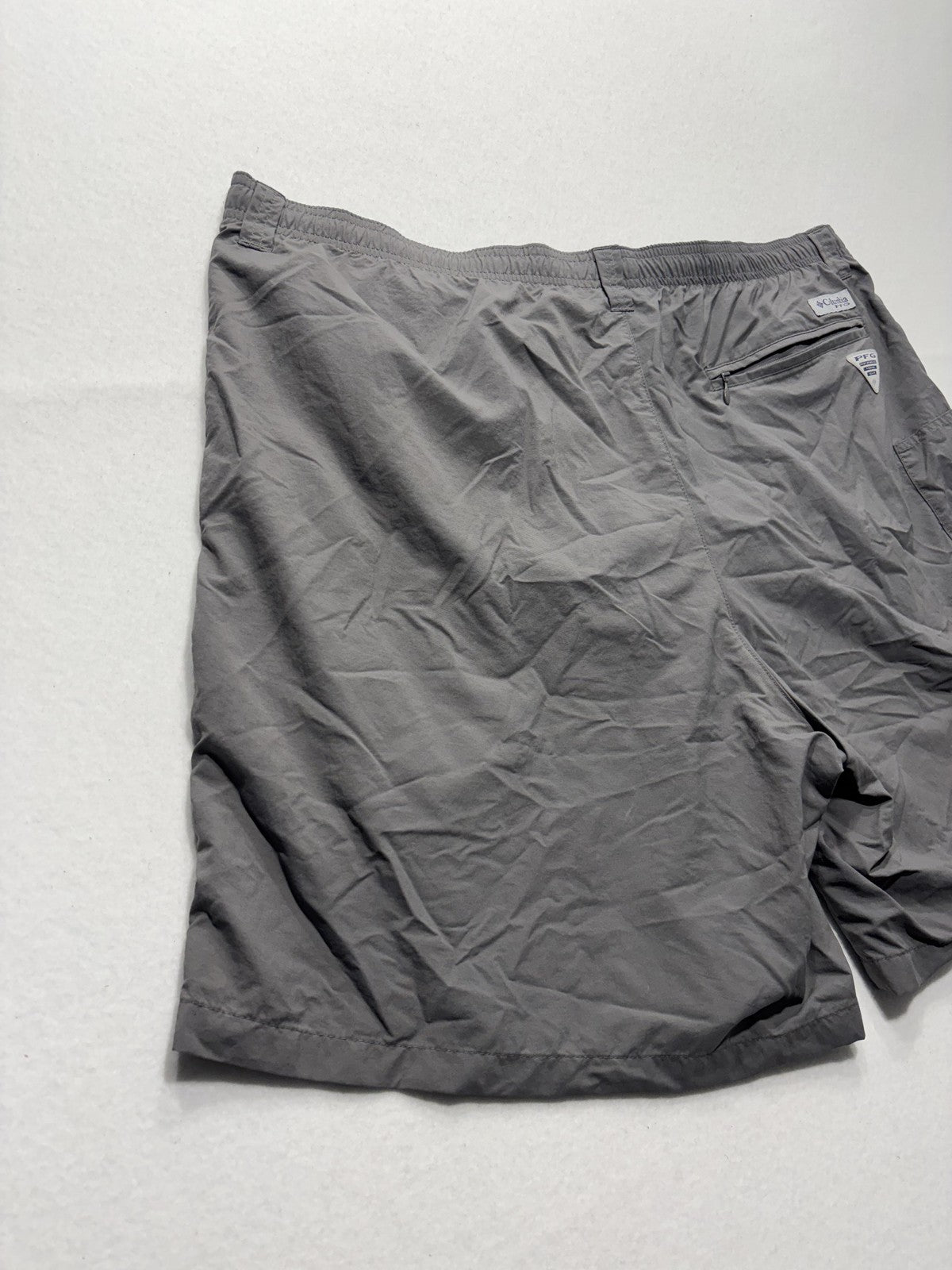 Columbia PFG Omni-Shade Swim Shorts Mens Big 1X Gray Fishing Quick Dry Lined