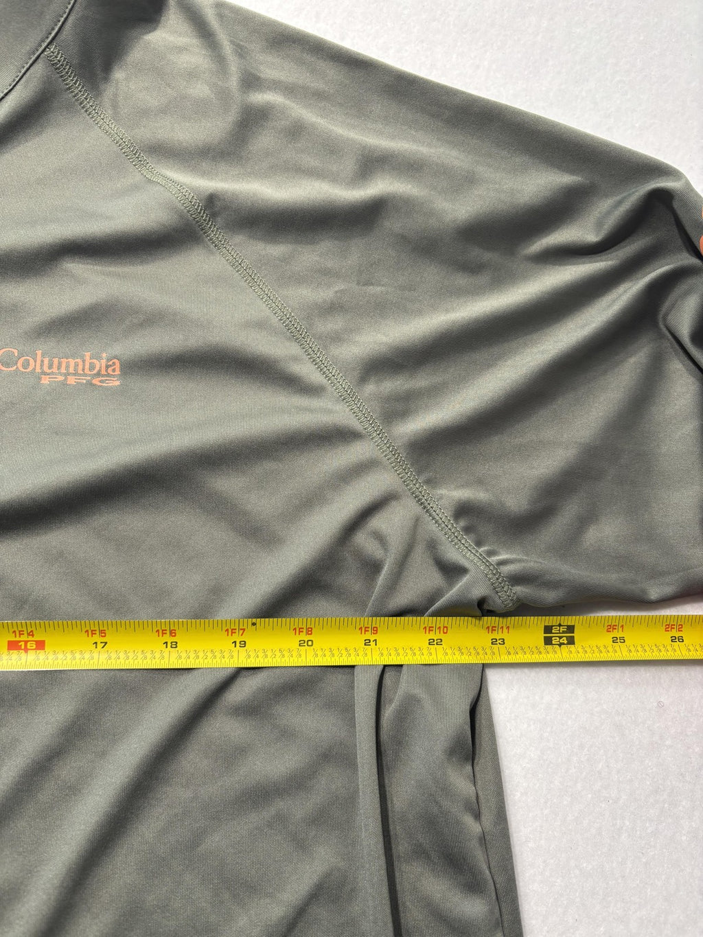 Columbia Pullover Mens XL Green Long Sleeve PFG Omni-Shade 1/4 Zip Fishing Shirt