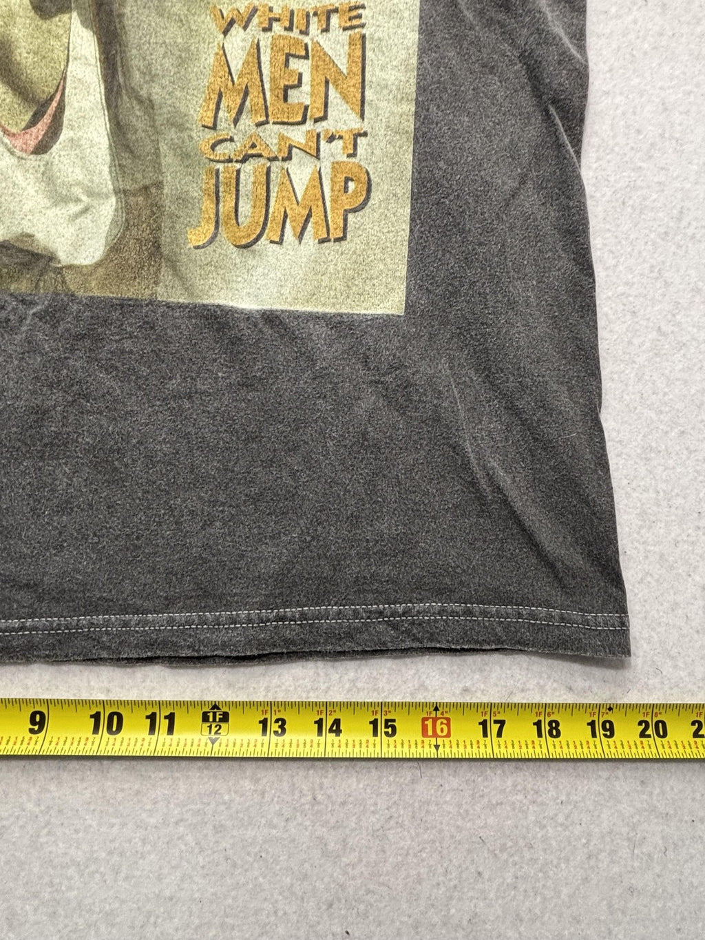 Ripple Junction Shirt Mens Medium Gray White Men Can't Jump Graphic Tee Movie