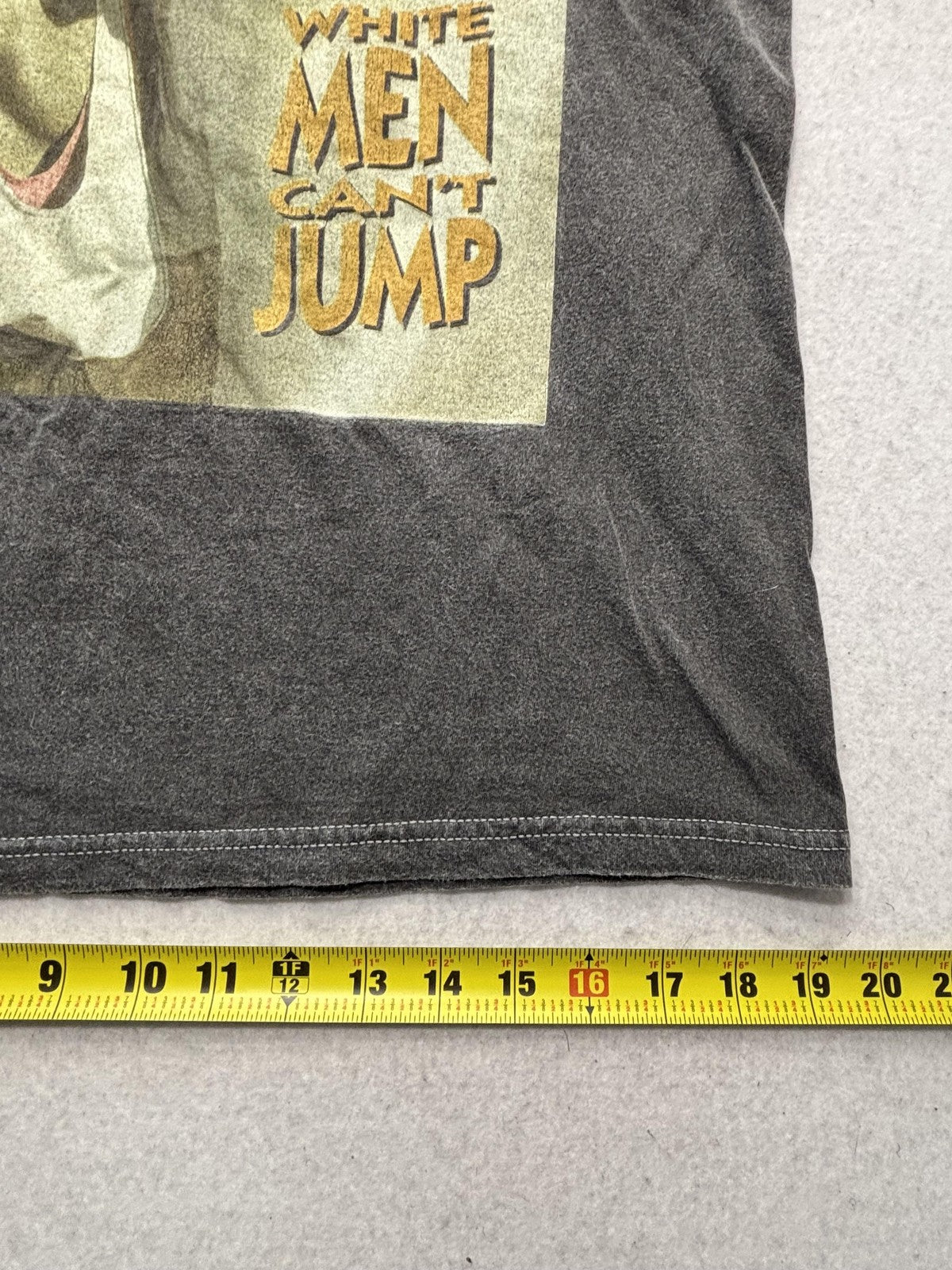 Ripple Junction Shirt Mens Medium Gray White Men Can't Jump Graphic Tee Movie