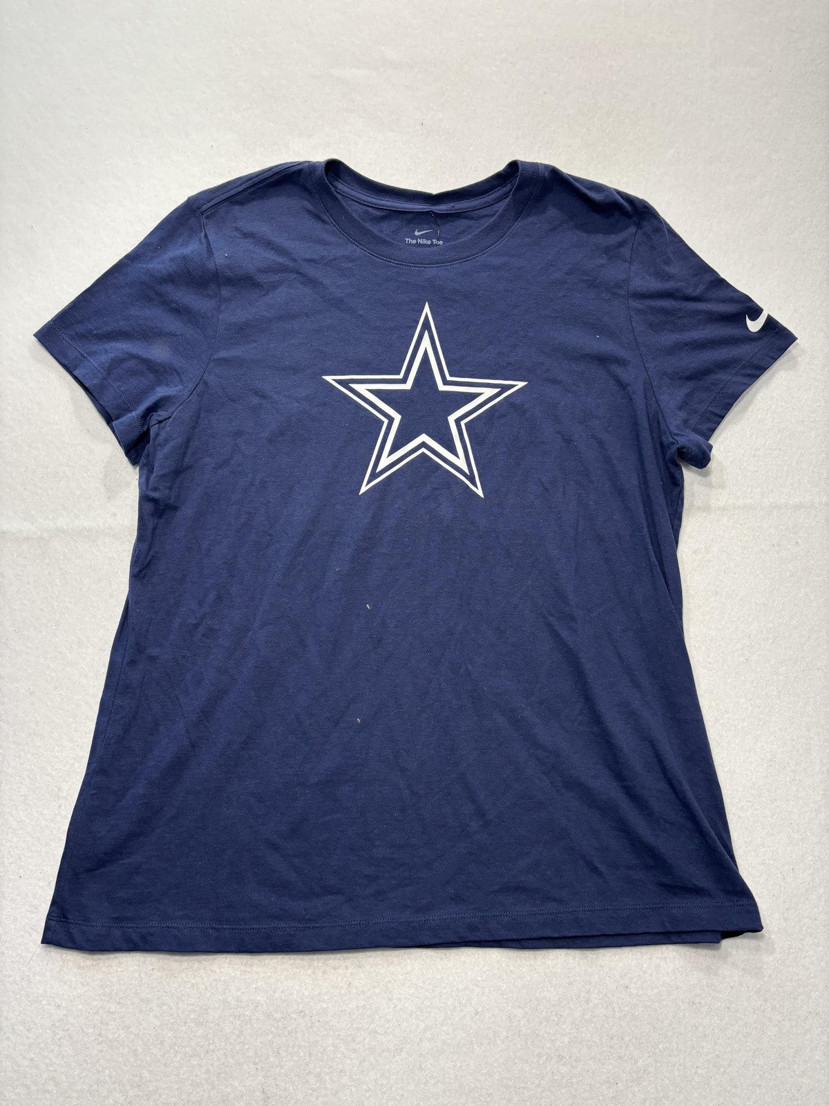 Dallas Cowboys Shirt Mens XL Blue NFL Football Nike Logo Essential Tee Star