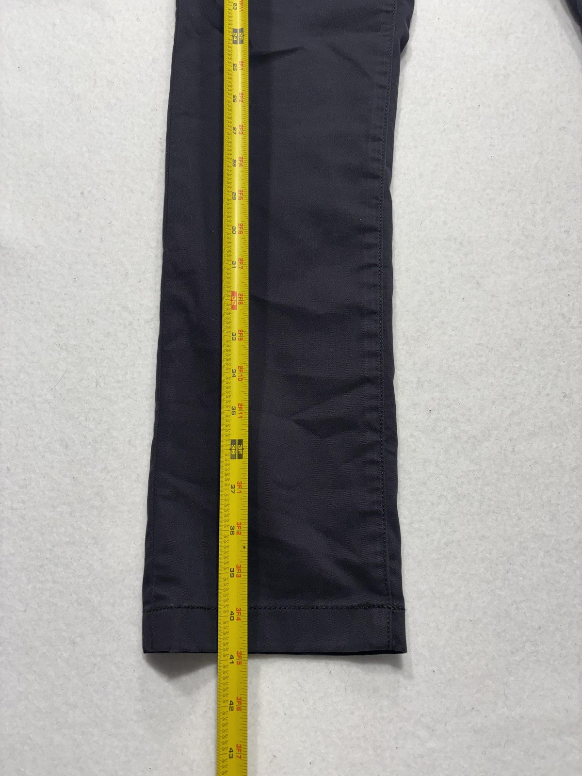 Lucky Brand Chino Pants Mens 32x32 Black 110 Slim Coolmax Moisture Wicking