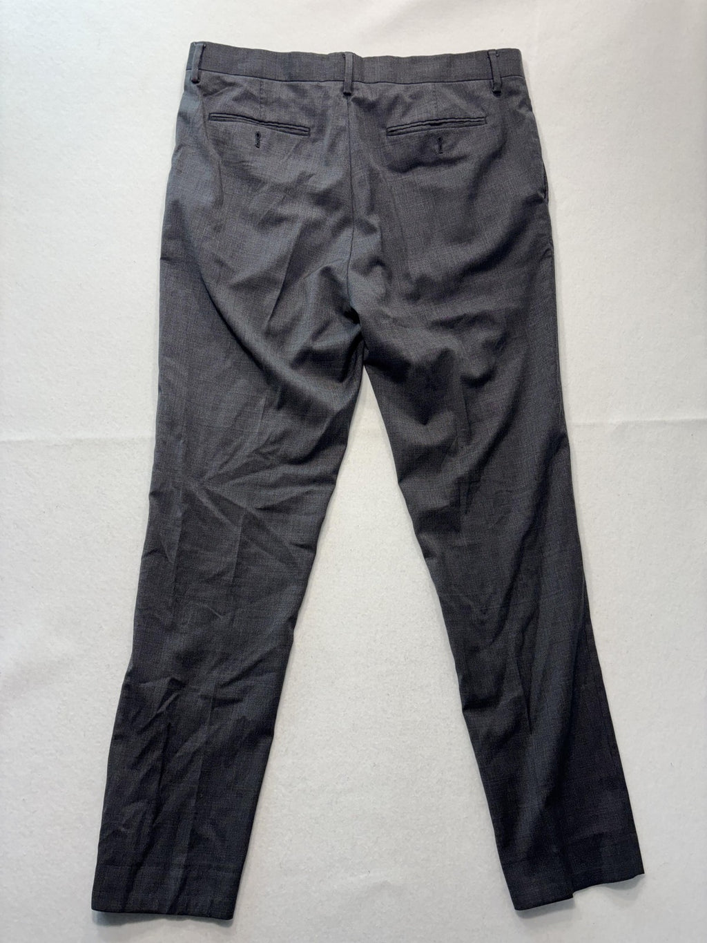 Banana Republic Dress Pants Mens 35x31 Gray Tailored Slim Fit Office Work