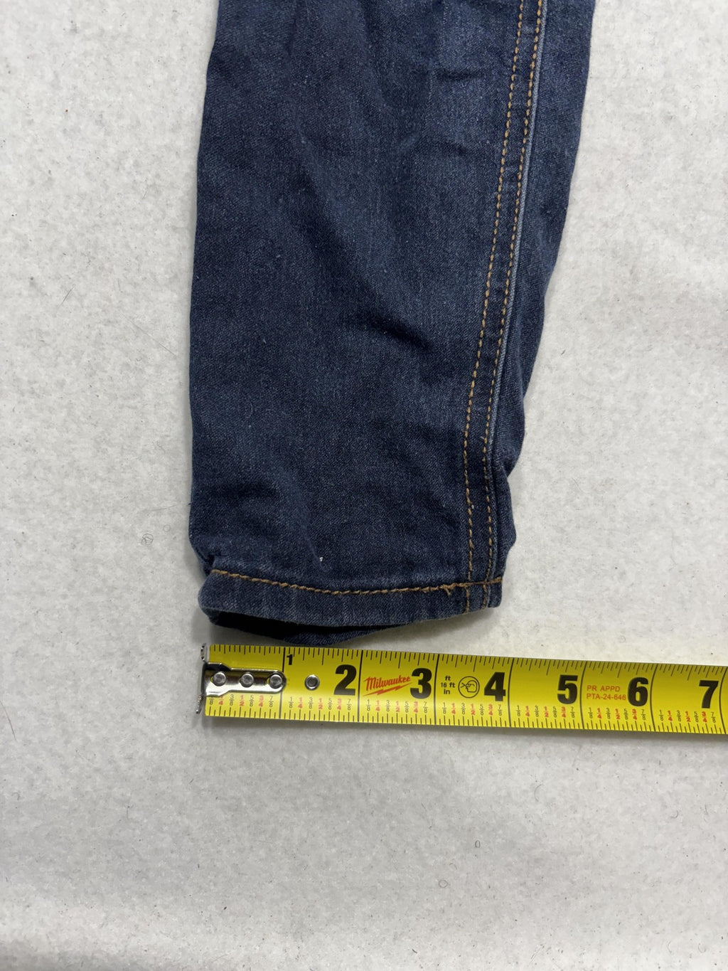 No Boundaries Jeans Juniors 7 Blue Dark Wash High Rise Skinny Stretch Denim