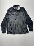 Nike Shield Windbreaker Jacket Mens 2XL Black Pullover Stand Collar Running