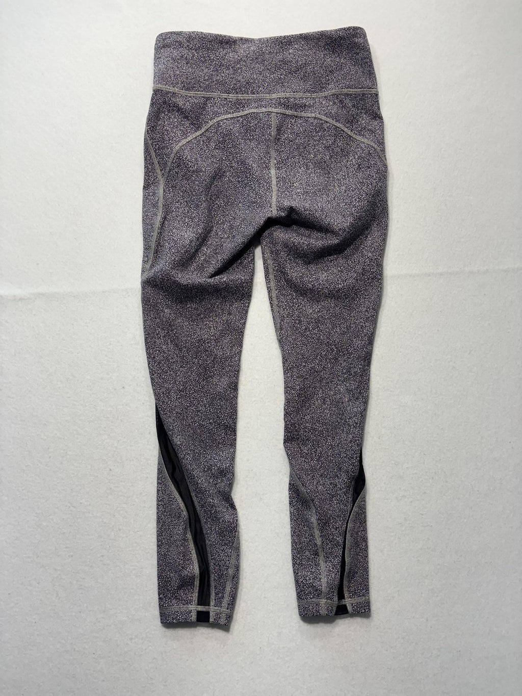 Lululemon Leggings Womens 6 Gray High Rise Cropped 22" Inseam Pocket Running