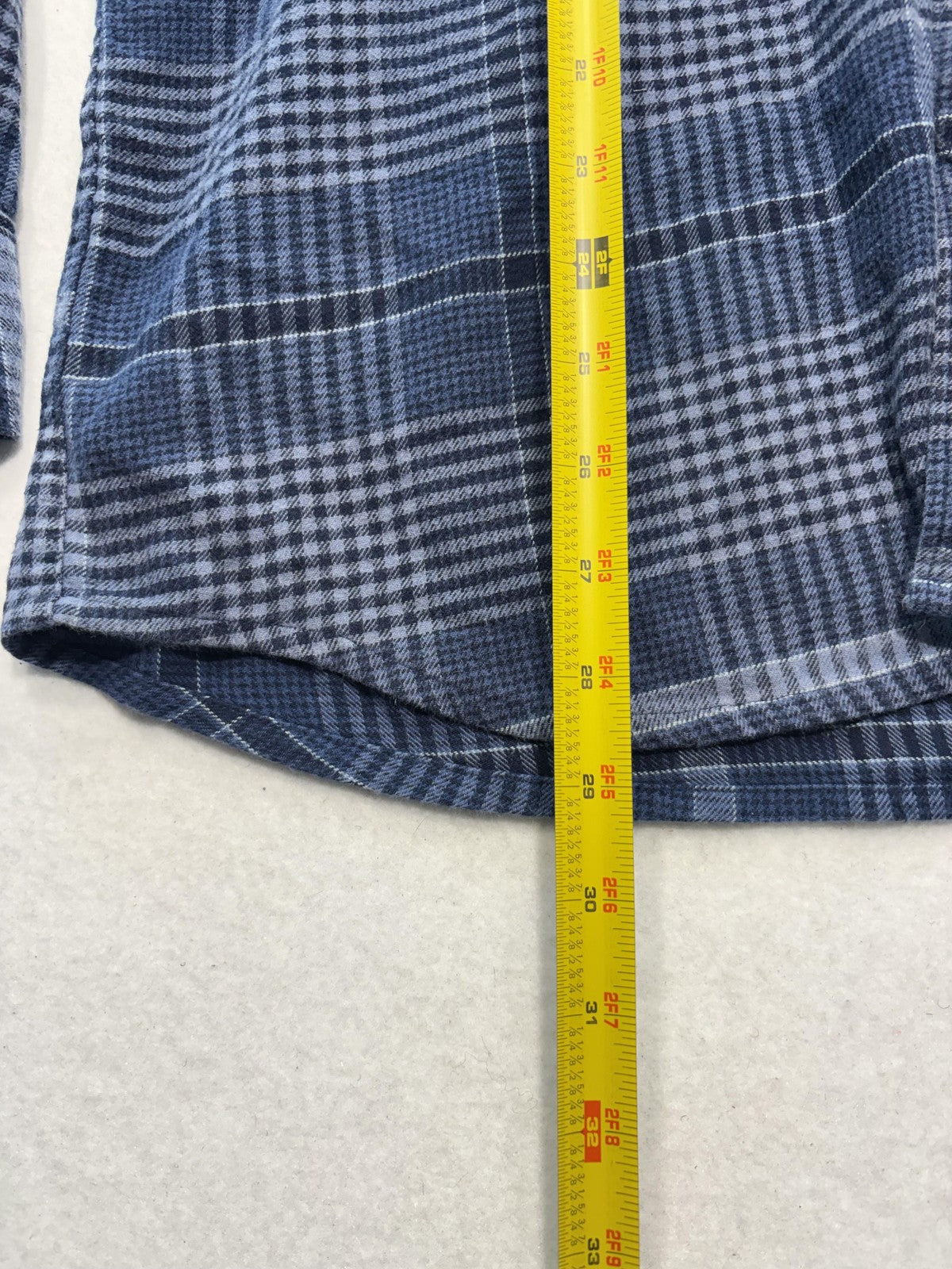 Columbia Shirt Mens Large Blue Plaid Flannel Long Sleeve Button Up Casual