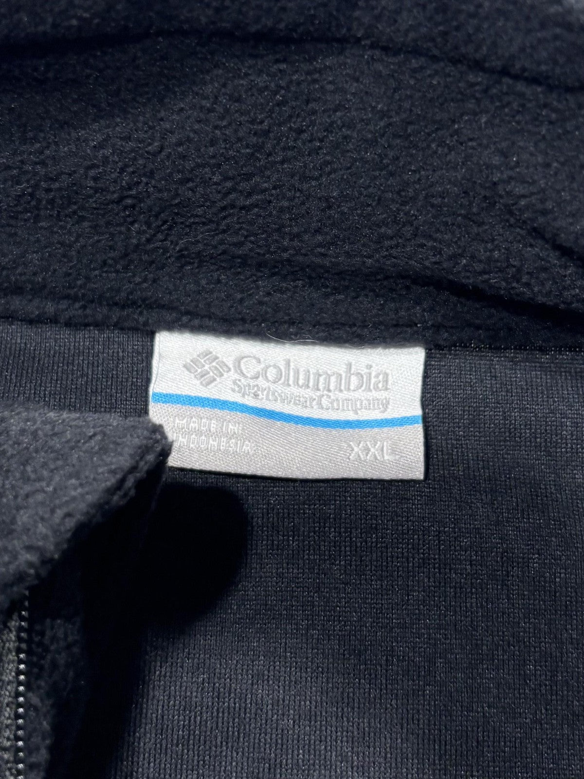 Columbia Pullover Mens 2XL Gray Pine Ridge Fleece 1/4 Zip Mock Neck Outdoor