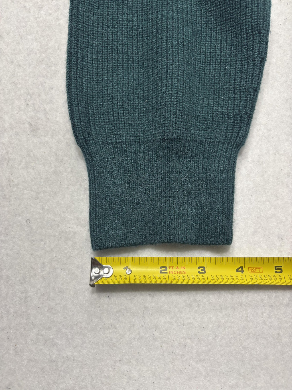 Express Sweater Mens XL Green Ribbed Knit Crew Neck Long Sleeve Pullover Casual