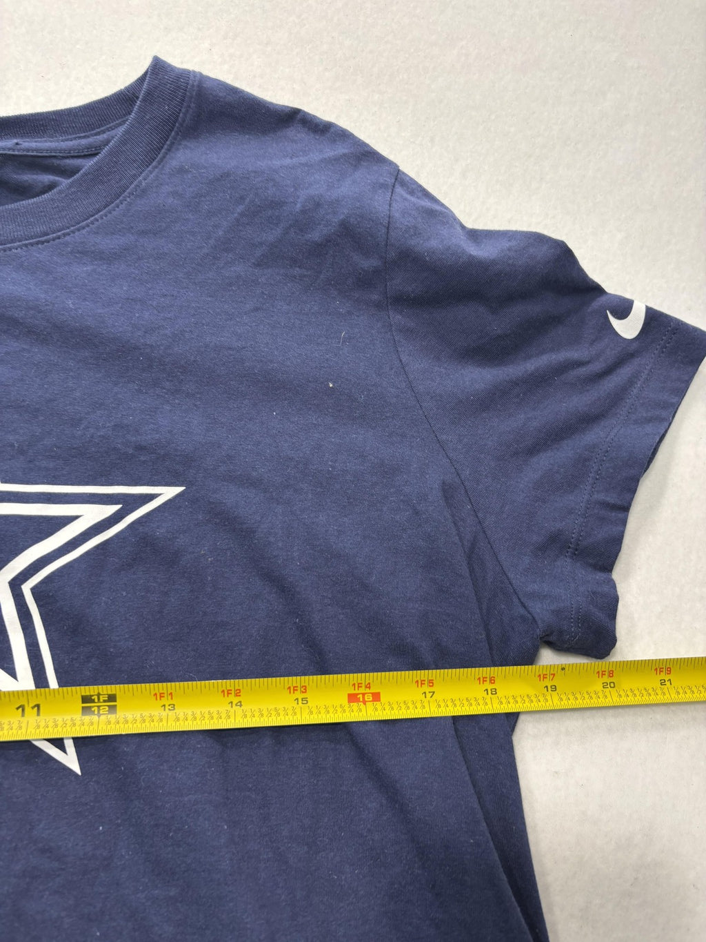 Dallas Cowboys Shirt Mens XL Blue NFL Football Nike Logo Essential Tee Star