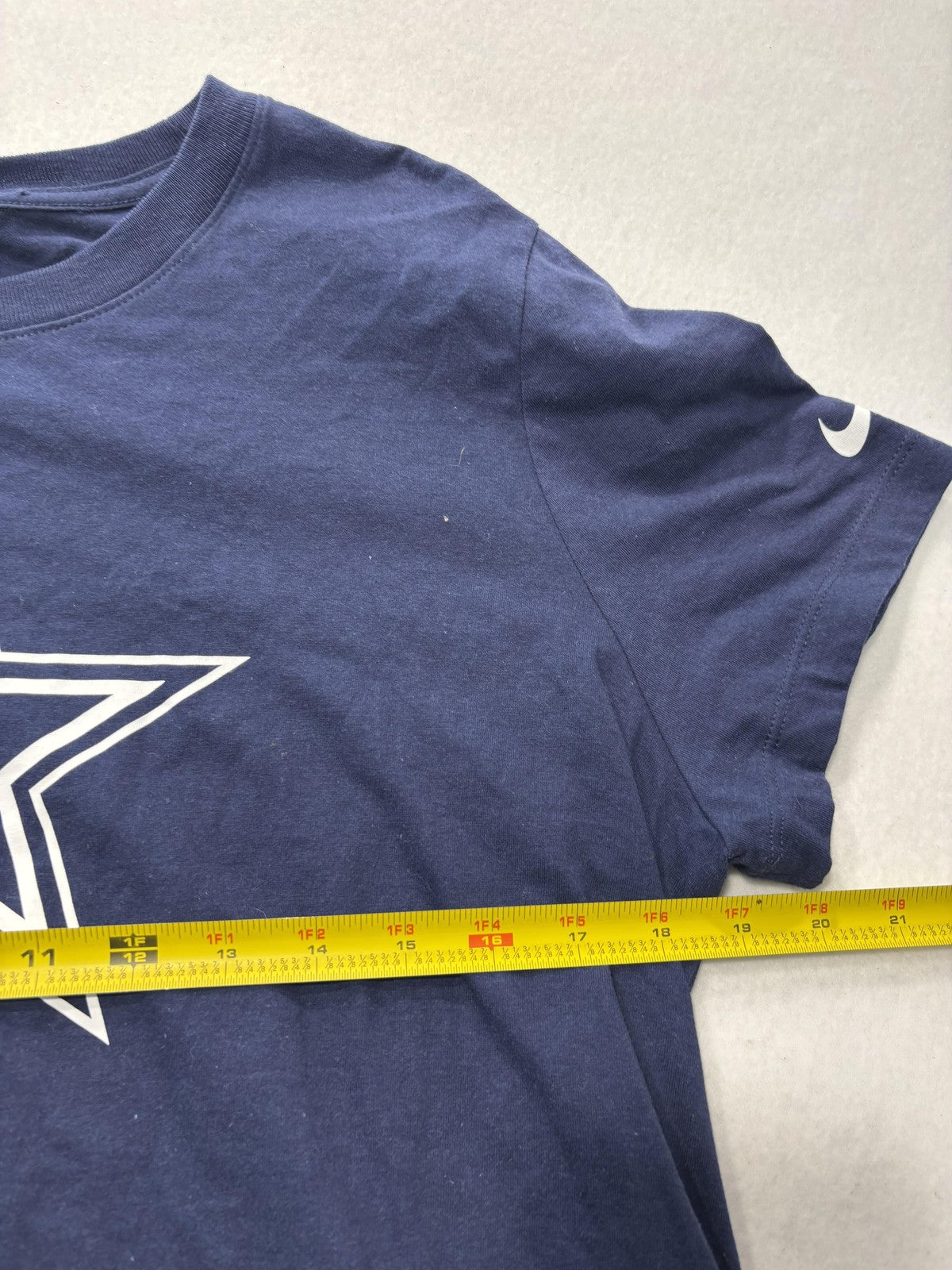 Dallas Cowboys Shirt Mens XL Blue NFL Football Nike Logo Essential Tee Star