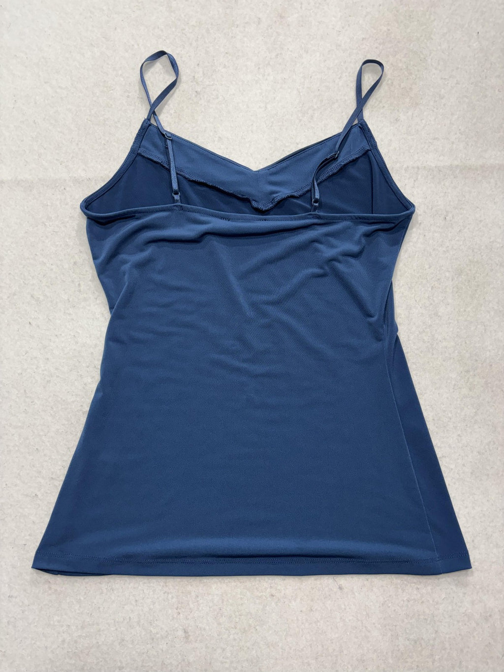 The Limited Camisole Tank Top Womens S Blue V Neck Spaghetti Strap Stretch Knit