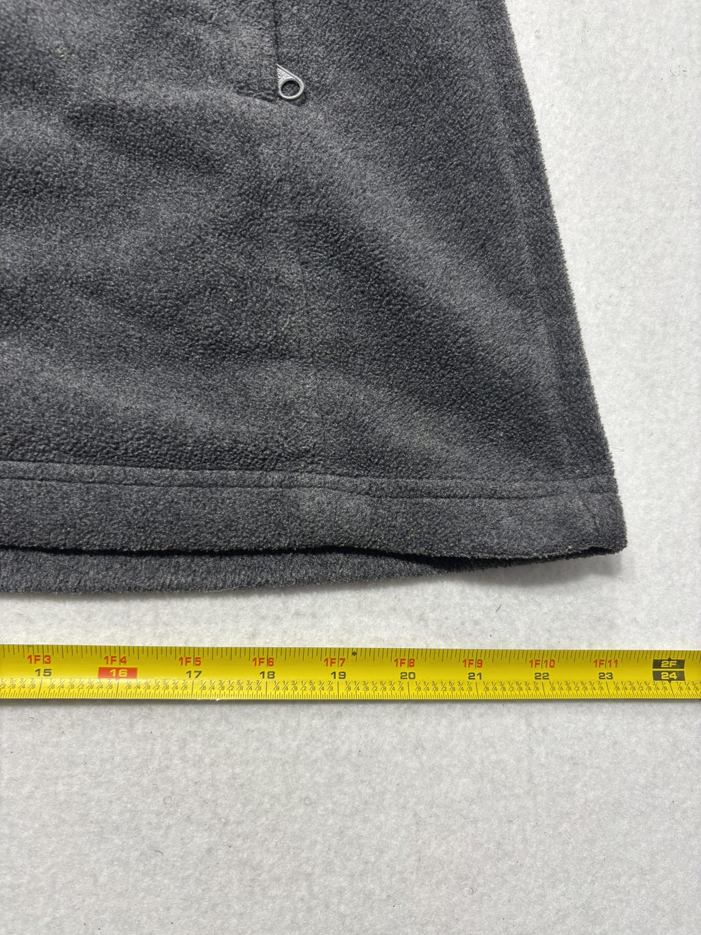 Columbia Jacket Womens L Gray Fleece Hooded Full Zip Mid Length Pockets Outdoor