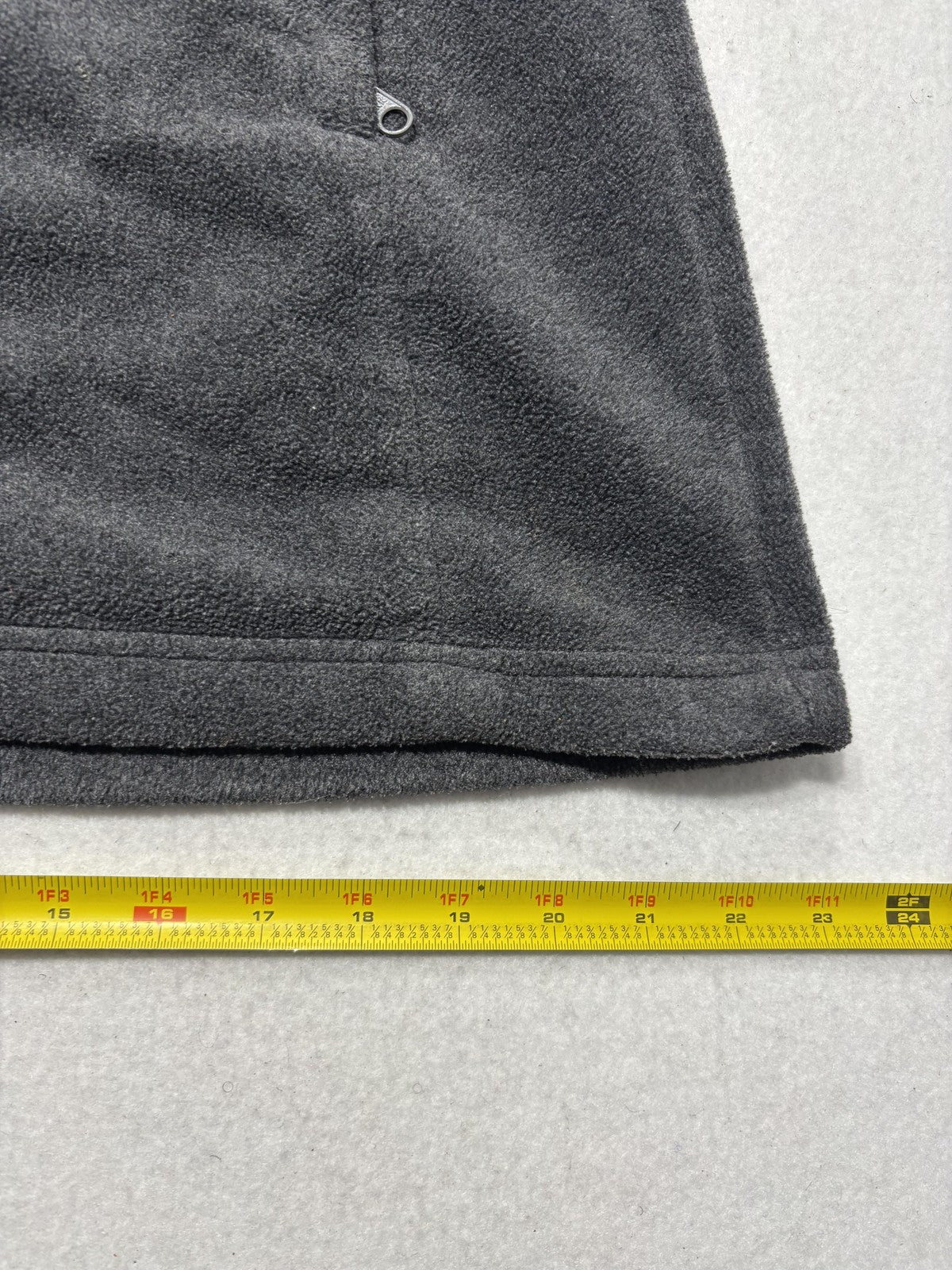 Columbia Jacket Womens L Gray Fleece Hooded Full Zip Mid Length Pockets Outdoor