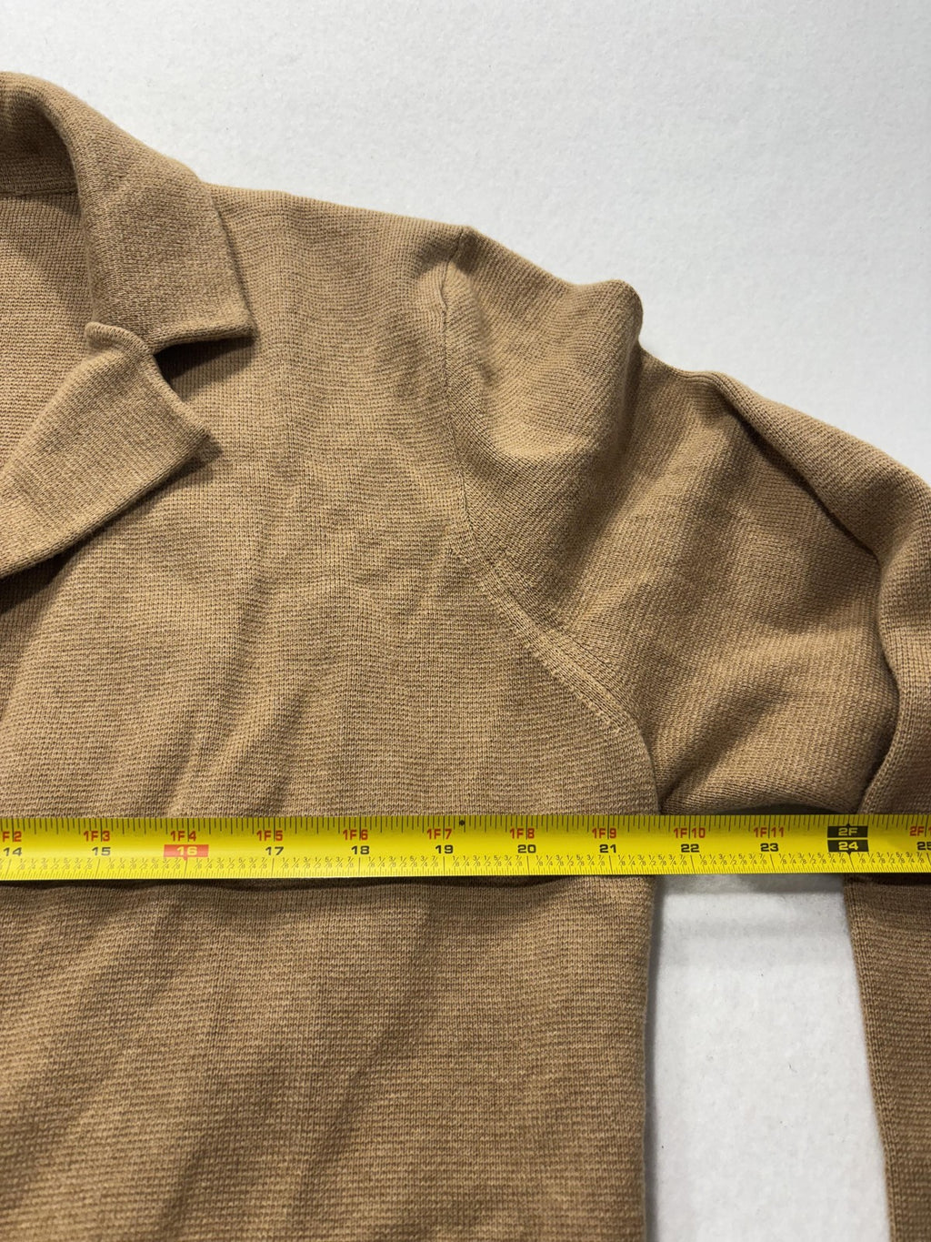 J.Crew Blazer Womens L Brown Knit Cotton One Button Lightweight Jacket Casual
