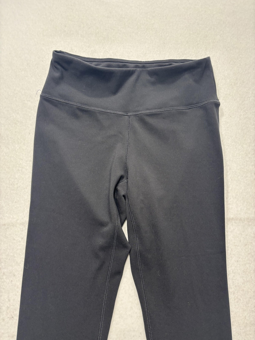 True Religion Leggings Womens XS Black High Rise Logo Ankle Stretch Athletic