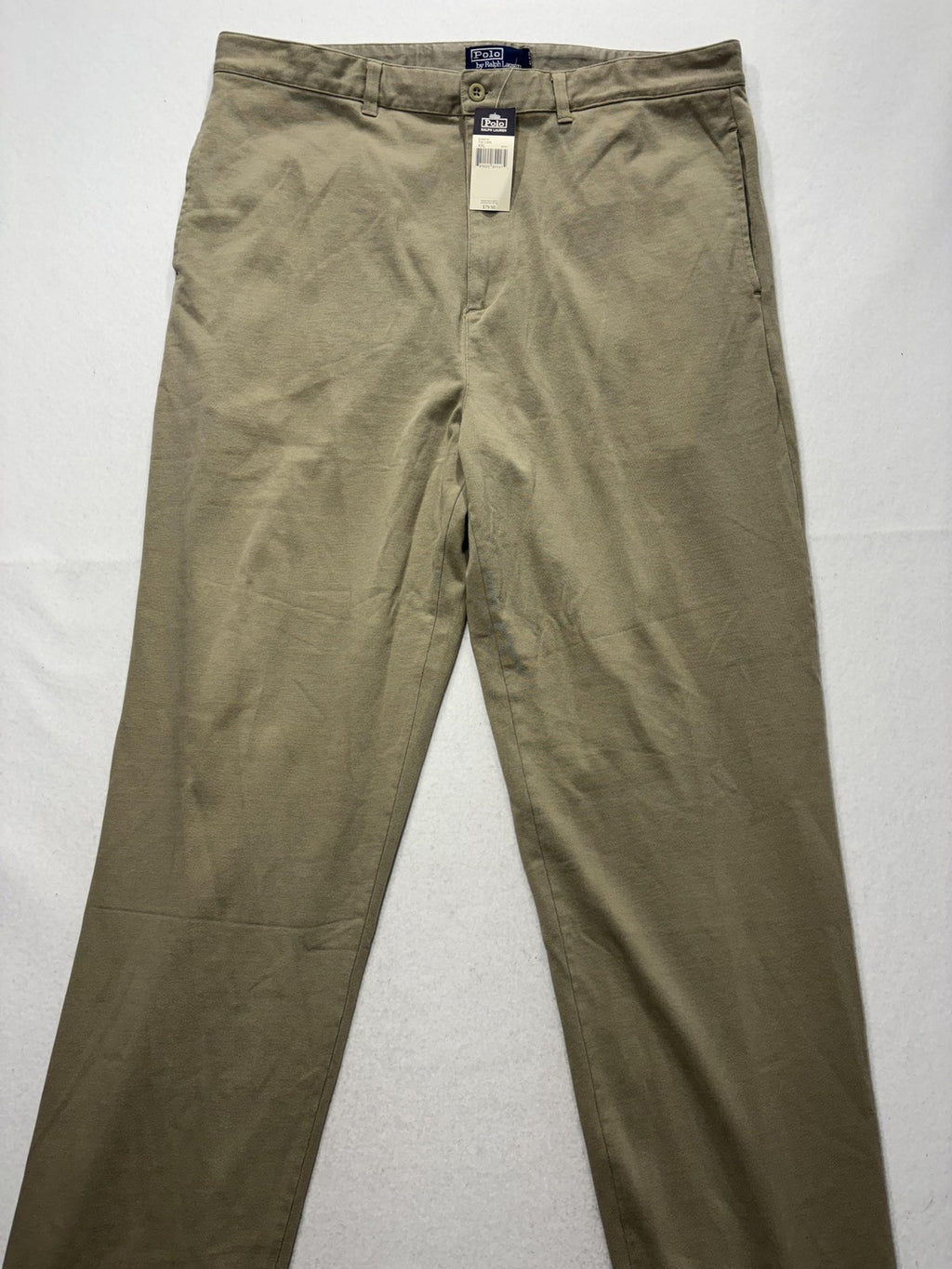 Polo Ralph Lauren Chino Pants Mens 42x30 Beige Regular Fit Cotton Casual Work