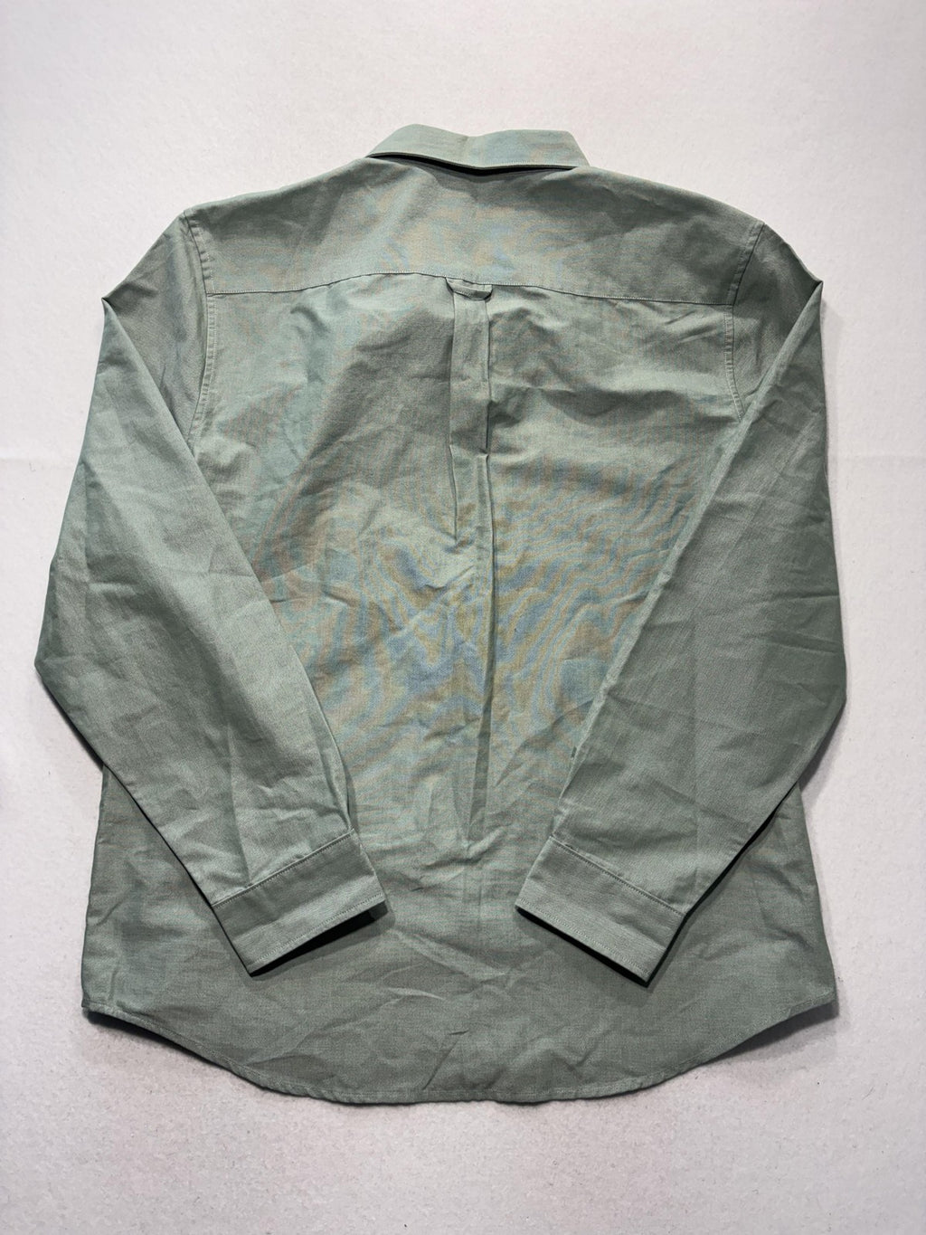 Mack Weldon Shirt Mens 2XL Green Oxford Long Sleeve Button Up Performance Casual